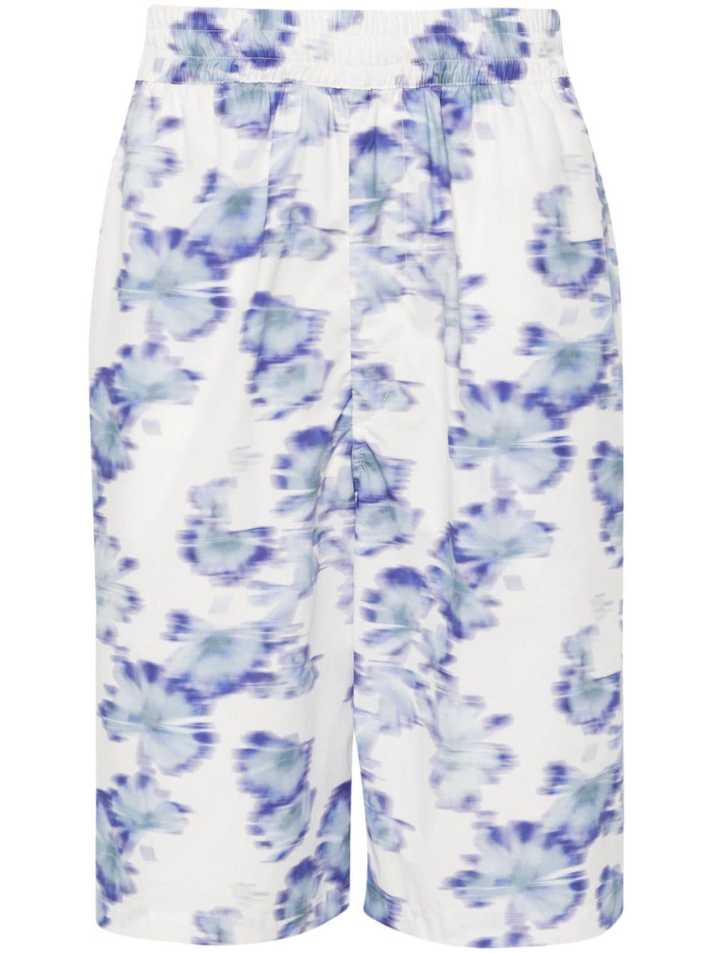 MARANT Layan floral-print shorts - Blue von MARANT