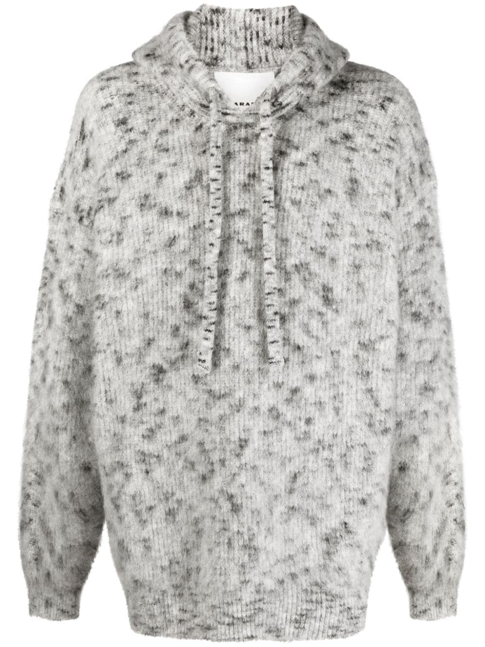 MARANT Lester knitted hoodie - White von MARANT