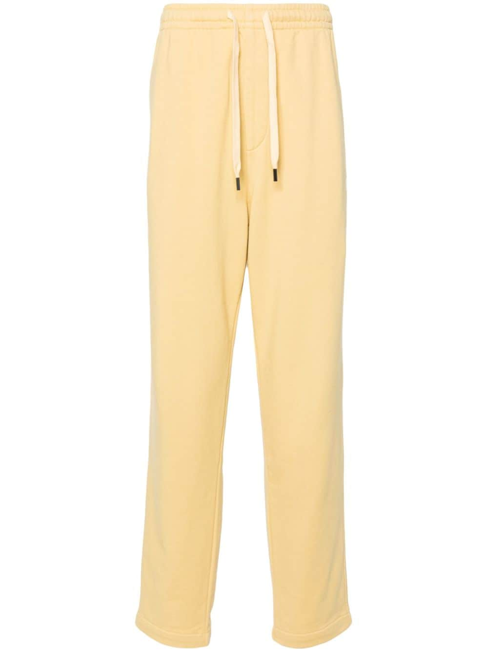 MARANT Mailesco logo-flocked track pants - Yellow von MARANT