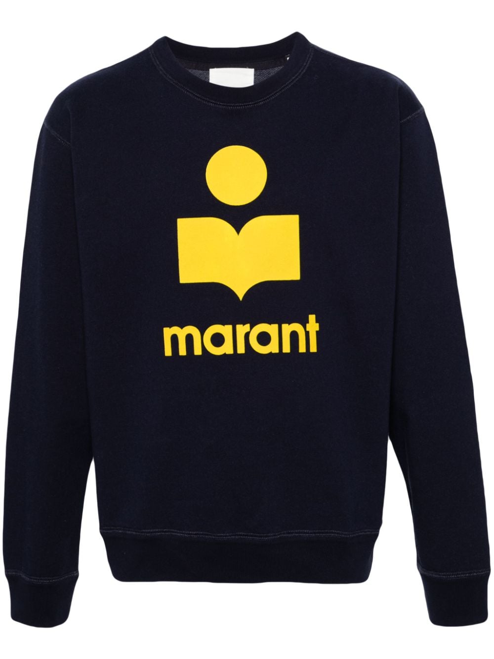 MARANT Mikoy logo-flocked sweatshirt - Blue von MARANT