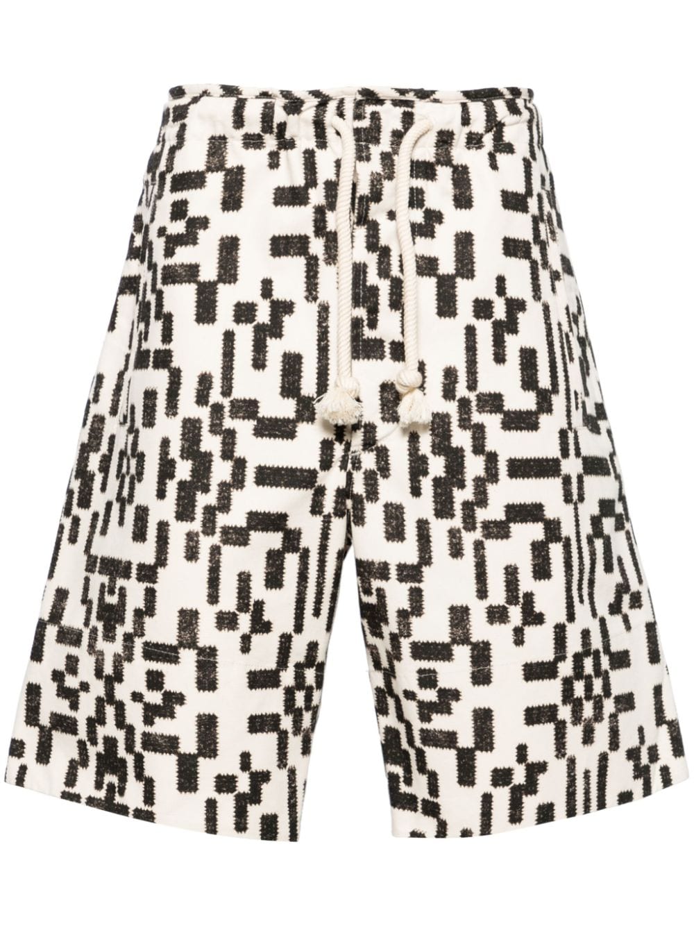 MARANT Pelian cotton bermuda shorts - Neutrals von MARANT