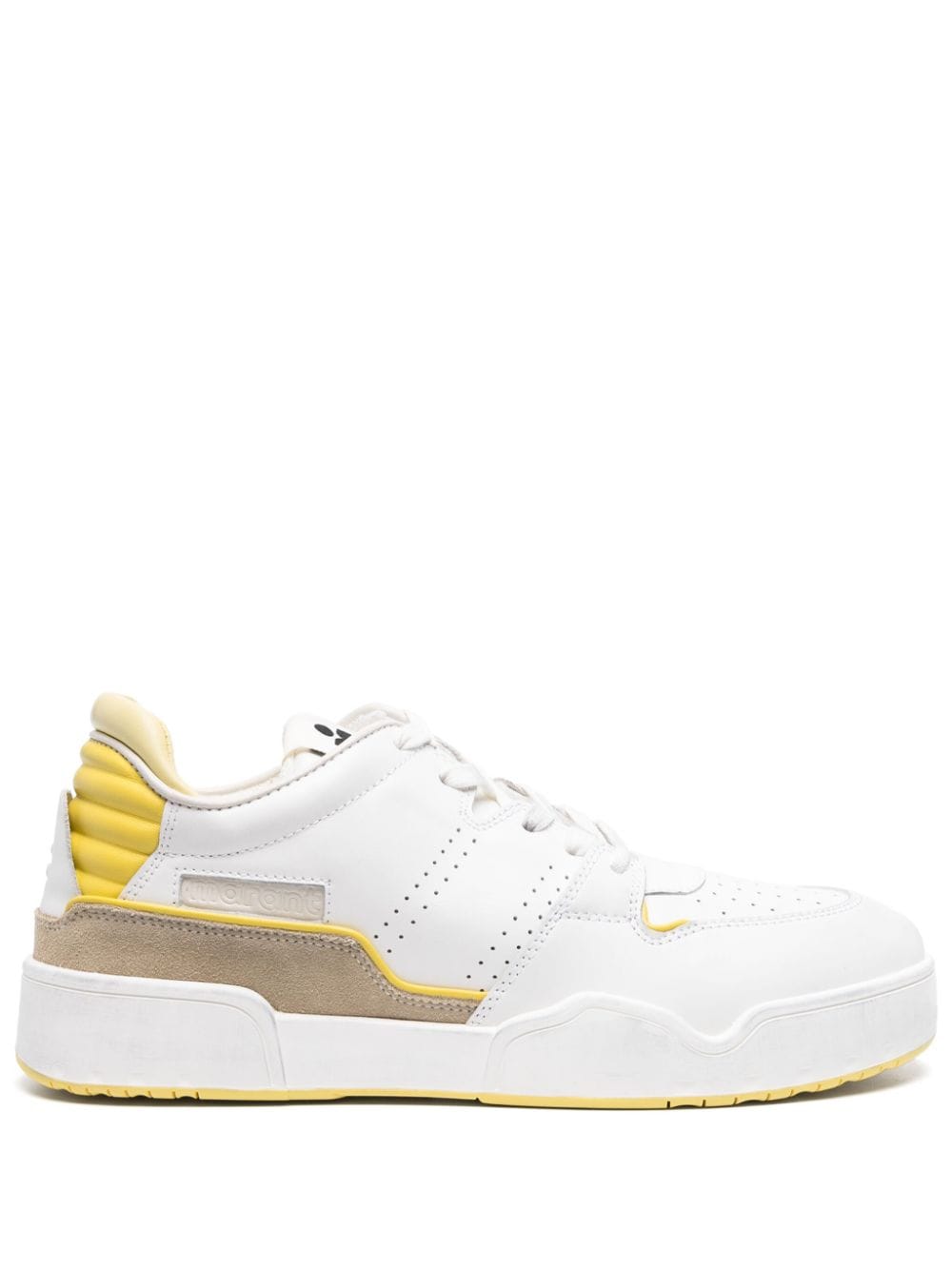 MARANT Stadium leather sneakers - White von MARANT