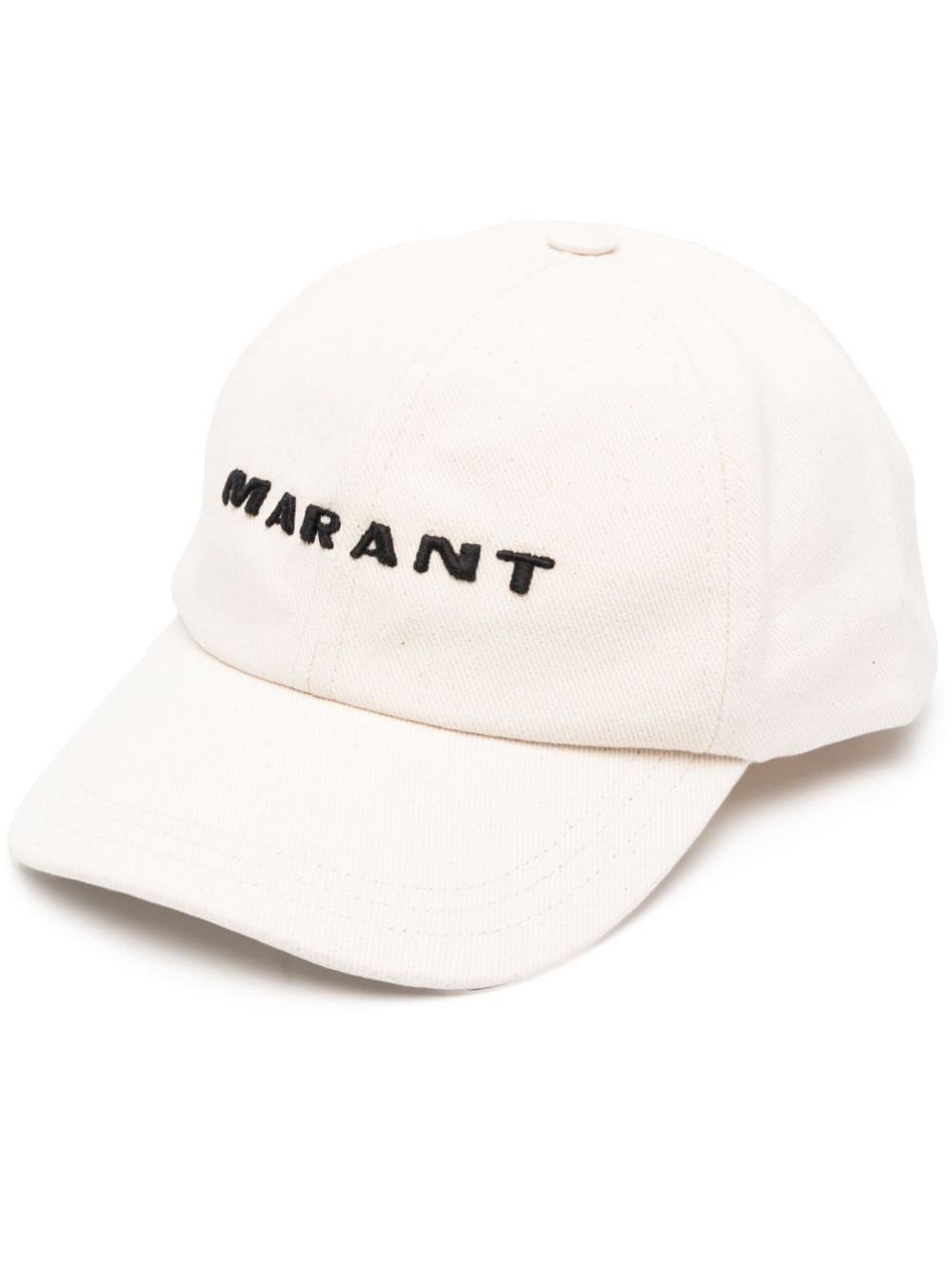 MARANT embroidered-logo cotton cap - Neutrals von MARANT