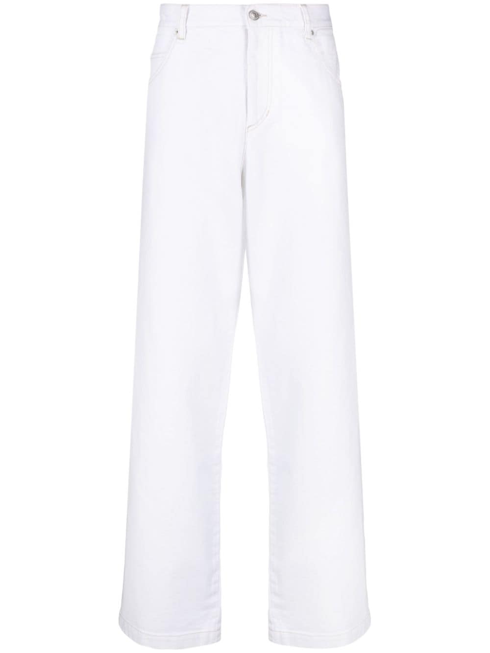 MARANT engraved-logo denim jeans - White von MARANT