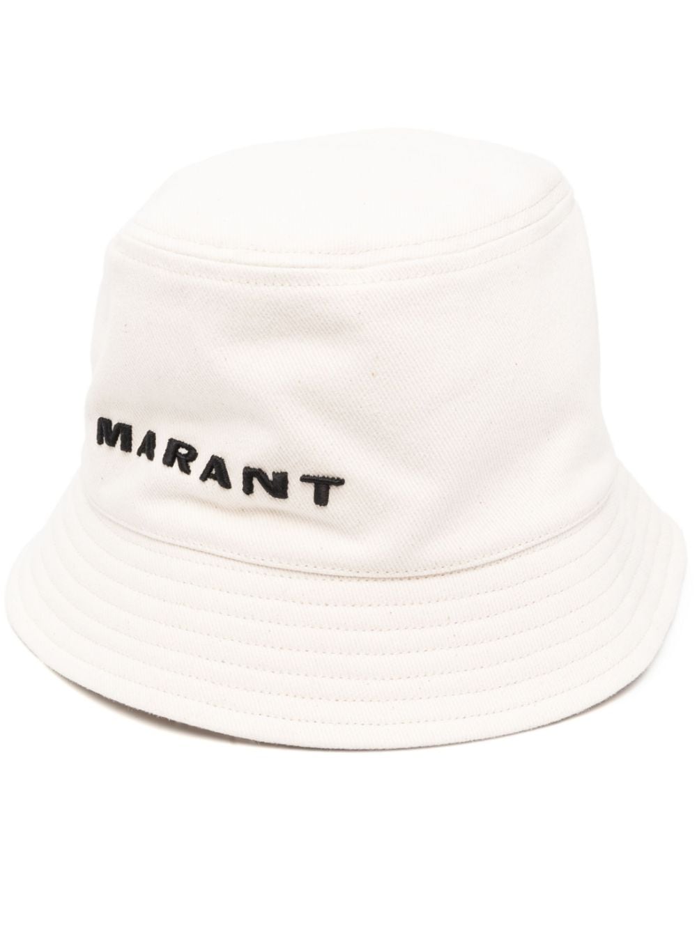 MARANT logo-embroidered bucket hat - Neutrals