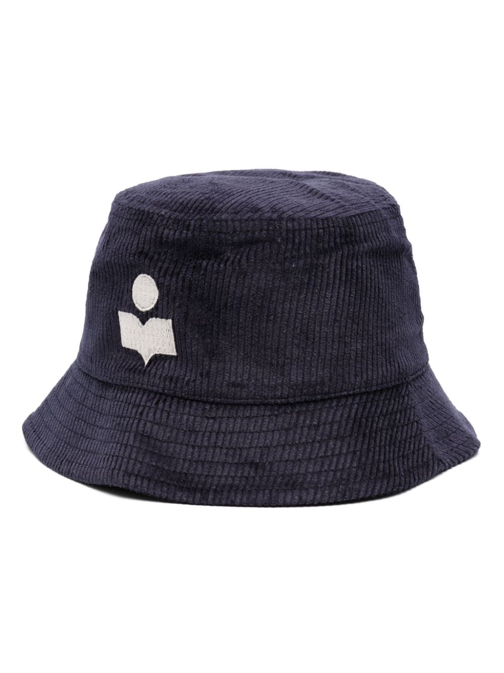 MARANT logo-embroidered corduroy bucket hat - Blue von MARANT