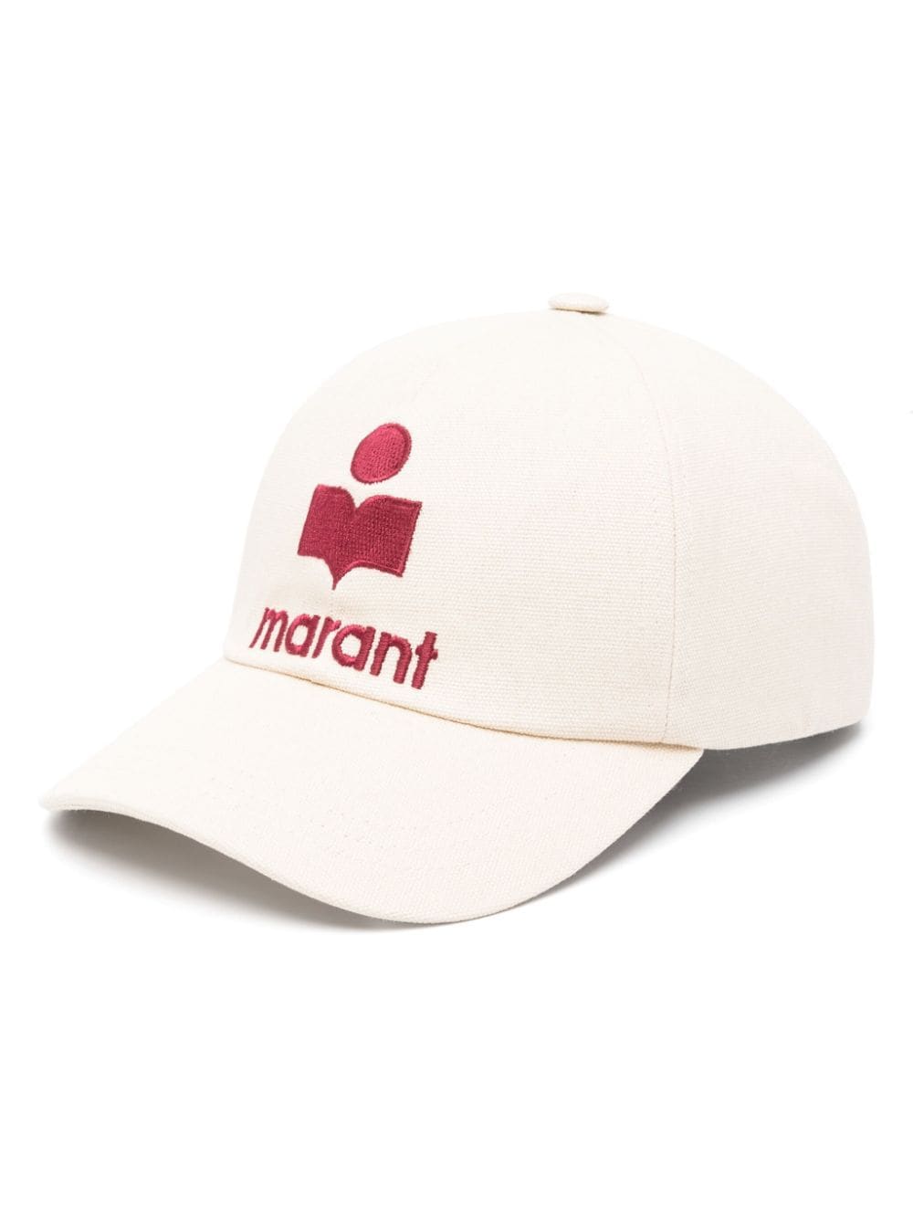 MARANT logo-embroidered cotton cap - Neutrals von MARANT