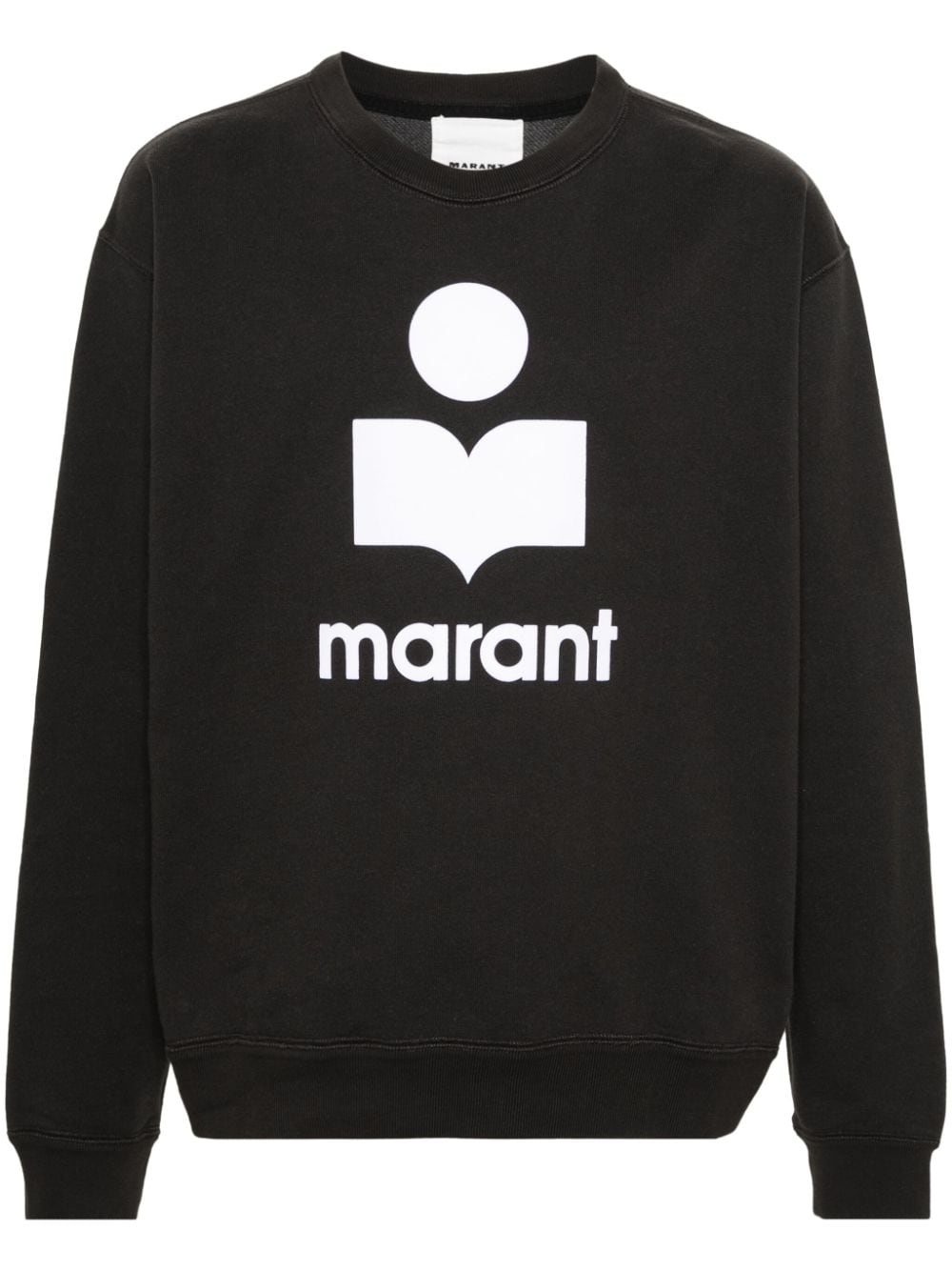 MARANT logo-print cotton sweatshirt - Black von MARANT