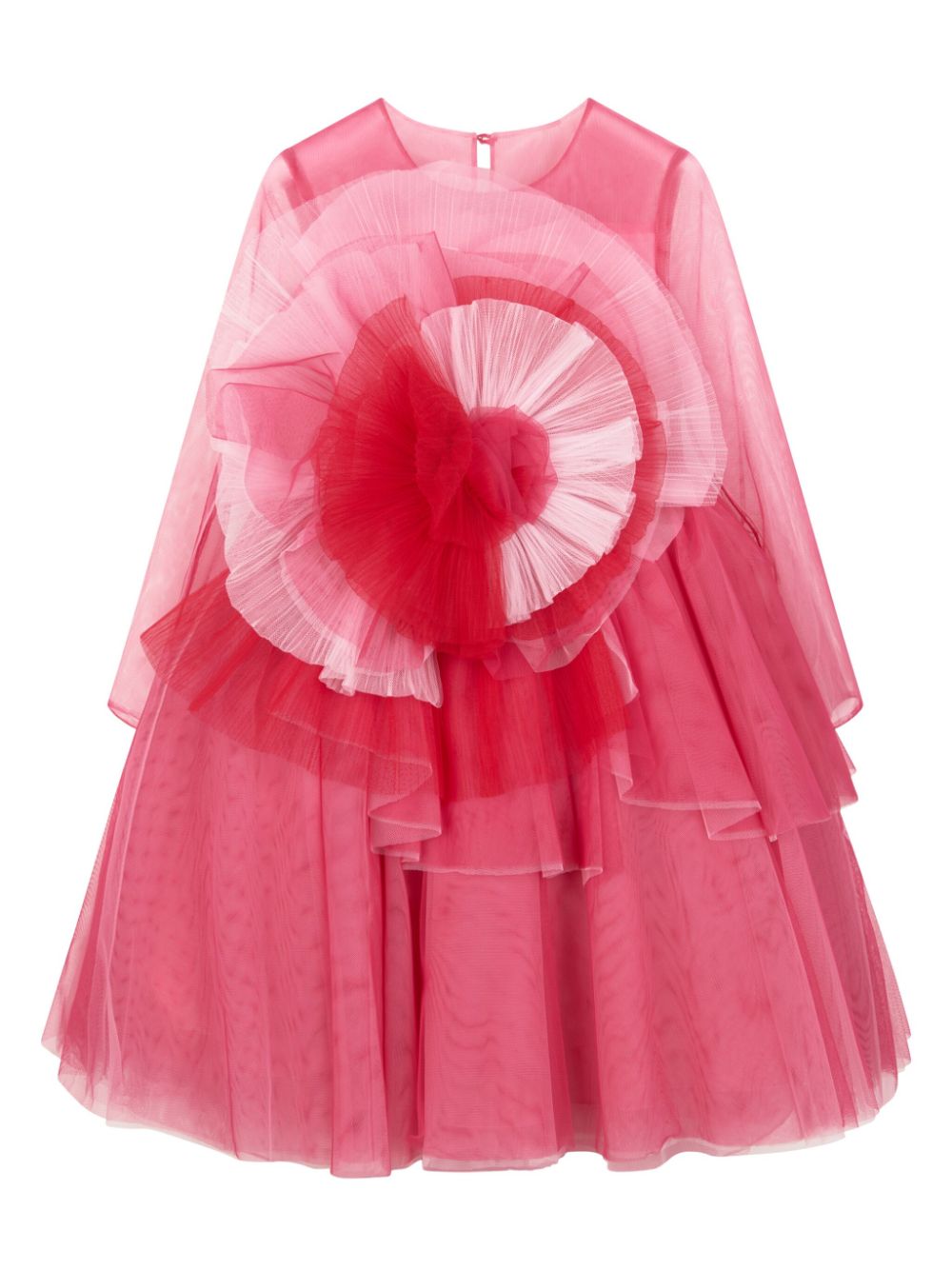 MARCHESA KIDS COUTURE floral-appliqué full-skirt dress - Pink von MARCHESA KIDS COUTURE