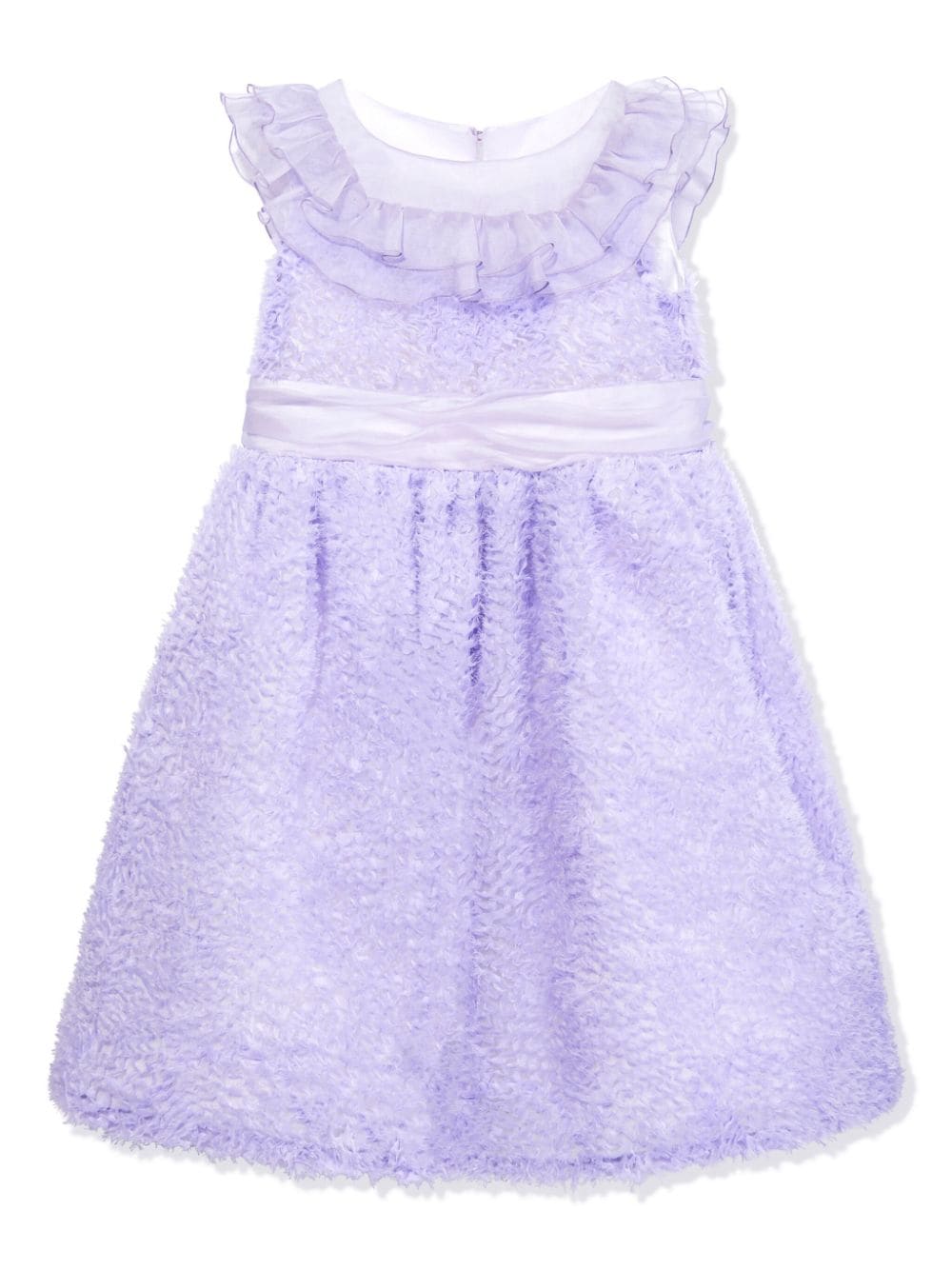 MARCHESA KIDS COUTURE ruffled silk georgette dress - Purple von MARCHESA KIDS COUTURE