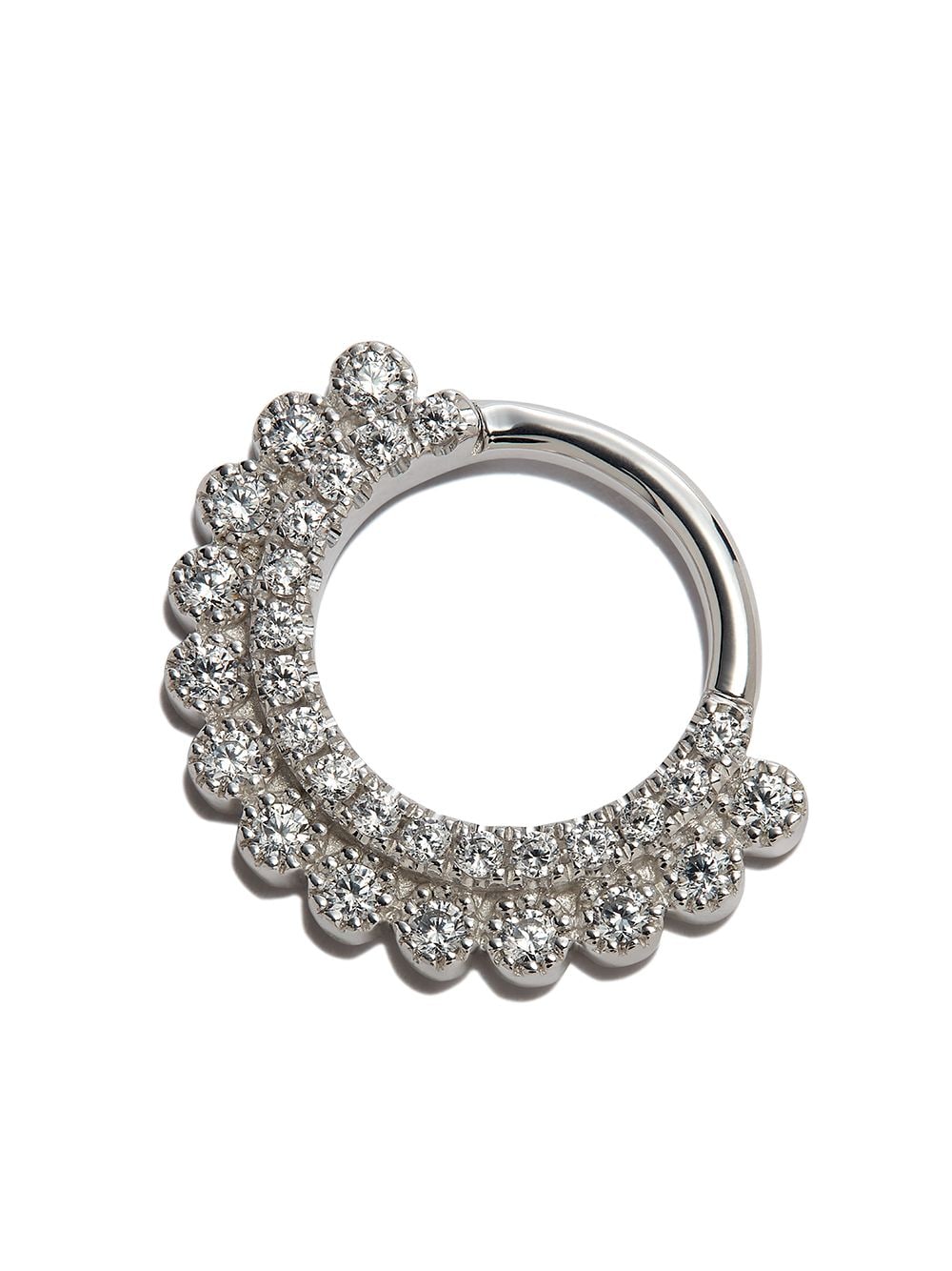 MARIA TASH 18kt white gold Apsara Clicker earring - Silver von MARIA TASH