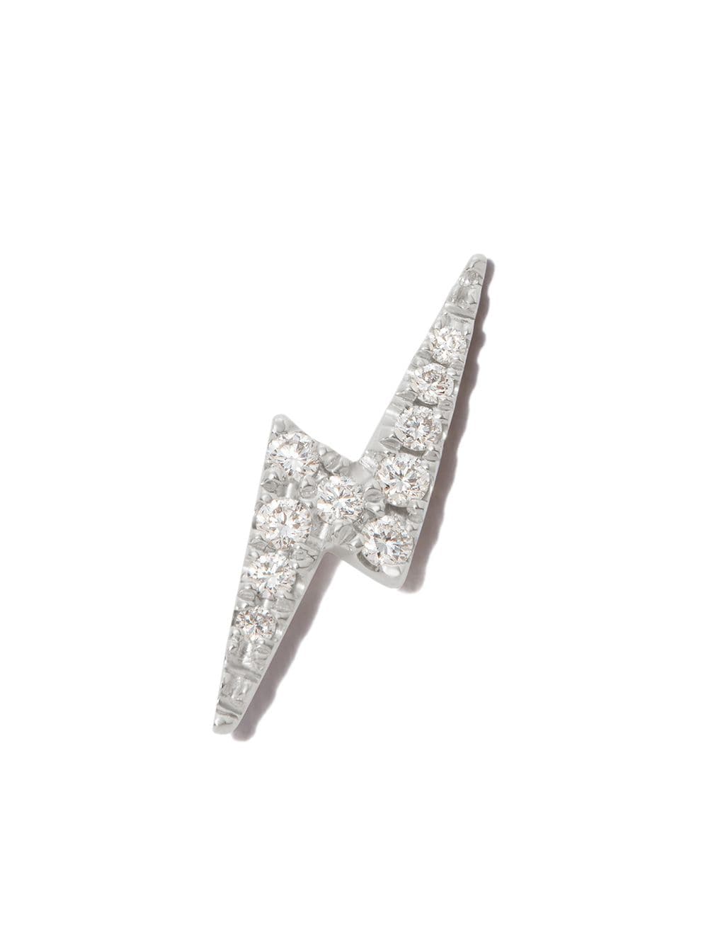 MARIA TASH 18kt white gold Lightning Bolt earring von MARIA TASH