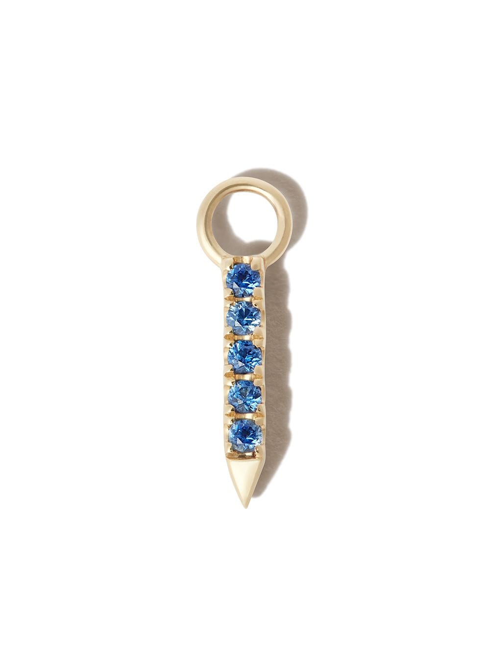 MARIA TASH 18kt yellow gold Eternity Bar diamond and sapphire charm von MARIA TASH