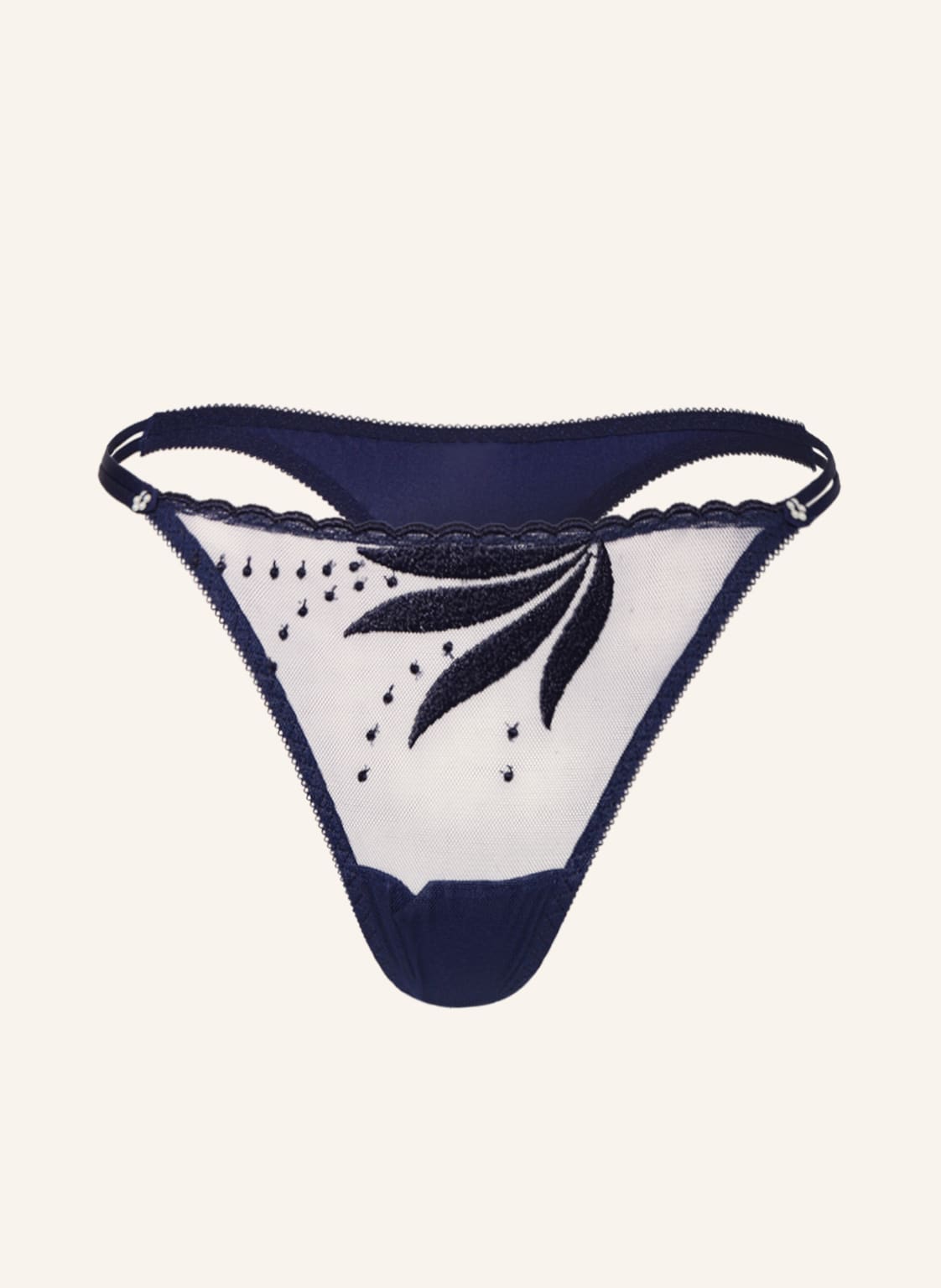 Marie Jo String Étoile Mit Schmuckperlen blau von MARIE JO