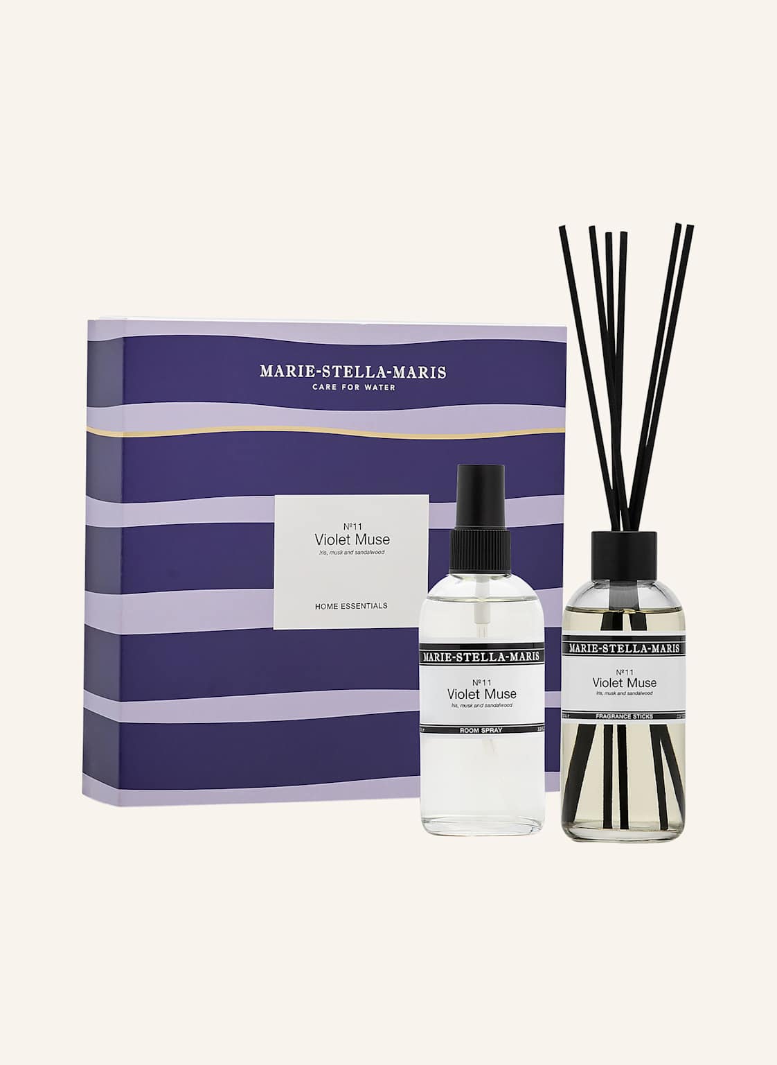 Marie-Stella-Maris Raumduft-Set Violet Muse transparent
