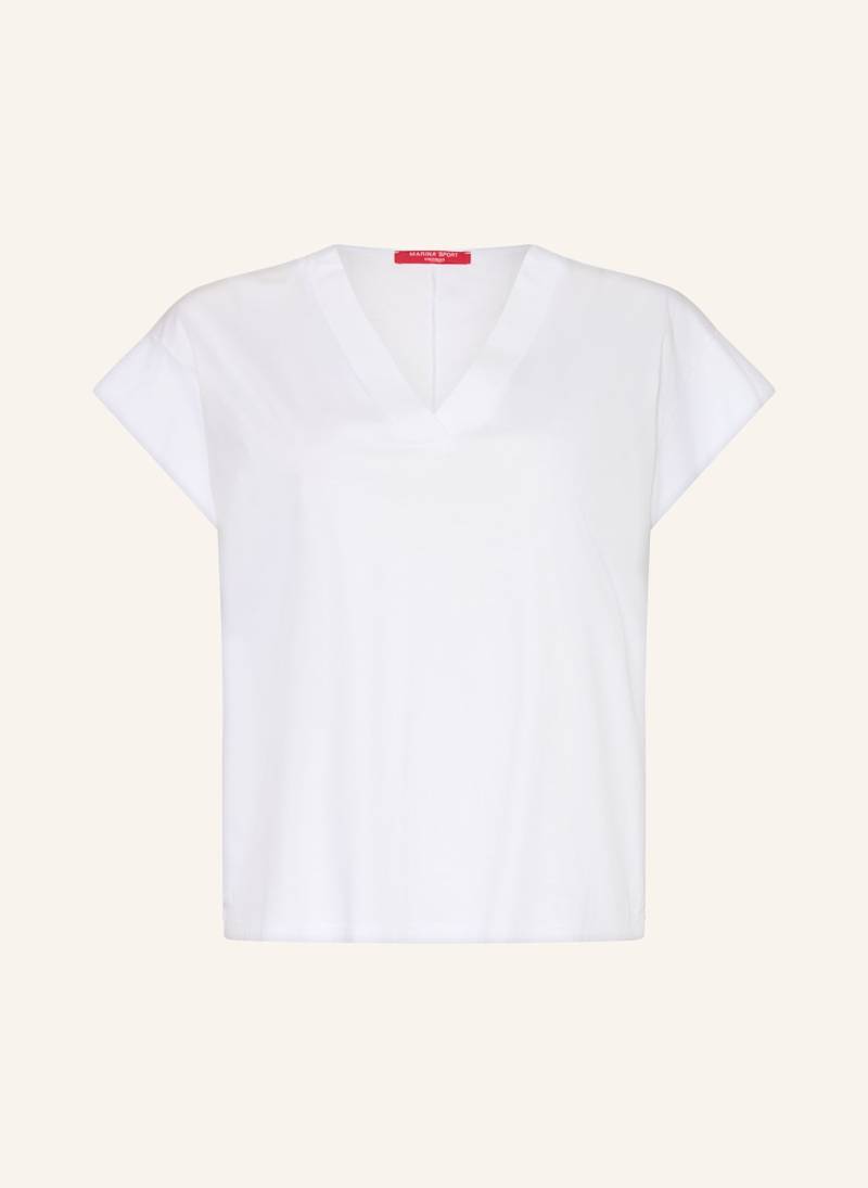 Marina Rinaldi Sport Oversized-Shirt Biagio Blt Mit Schmucksteinen weiss von MARINA RINALDI SPORT