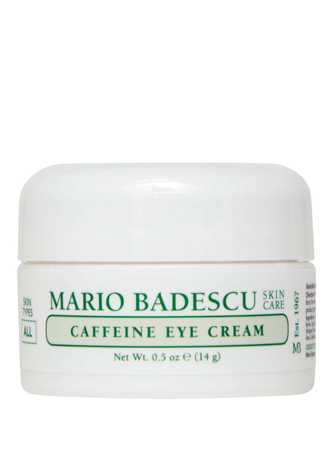 Mario Badescu Caffeine Eye Cream Augenpflege 14 ml Mario Badescu Caffeine Eye Cream Augenpflege 14 ml von MARIO BADESCU
