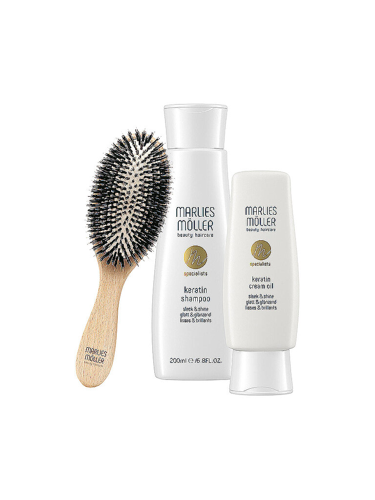 MARLIES MÖLLER Haarpflege - Keratin Shampoo and Cream Oil Sleek & Shine Set 200ml / 125ml MARLIES MÖLLER Haarpflege - Keratin Shampoo and Cream Oil Sleek & Shine Set 200ml / 125ml von MARLIES MÖLLER