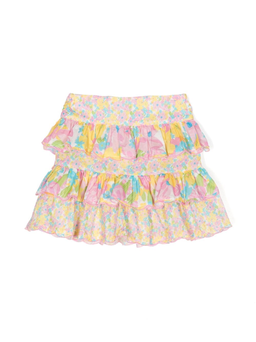 MARLO Amalia floral-print tiered skirt - Multicolour von MARLO