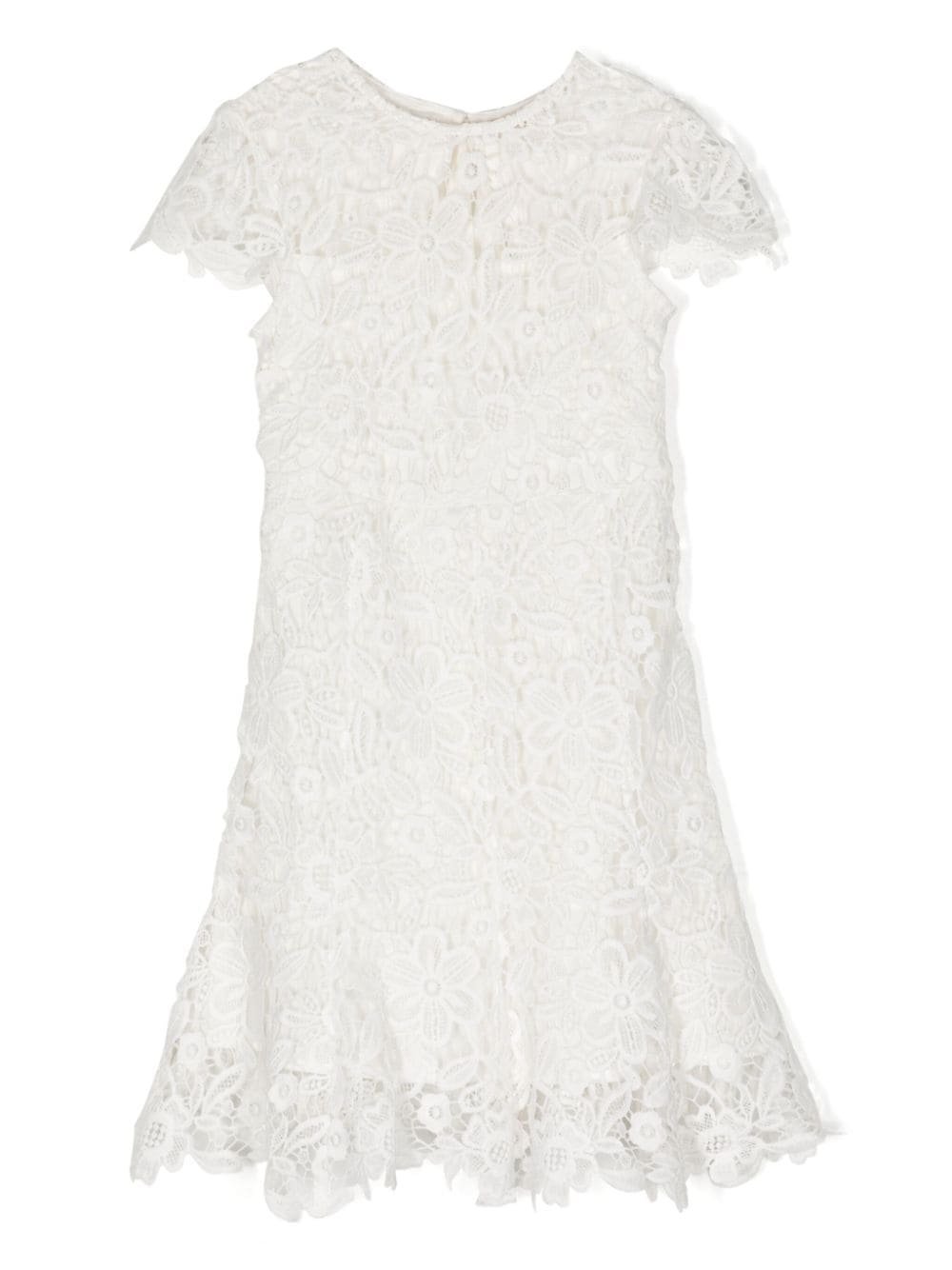 MARLO Holly Jolly floral-lace minidress - White von MARLO