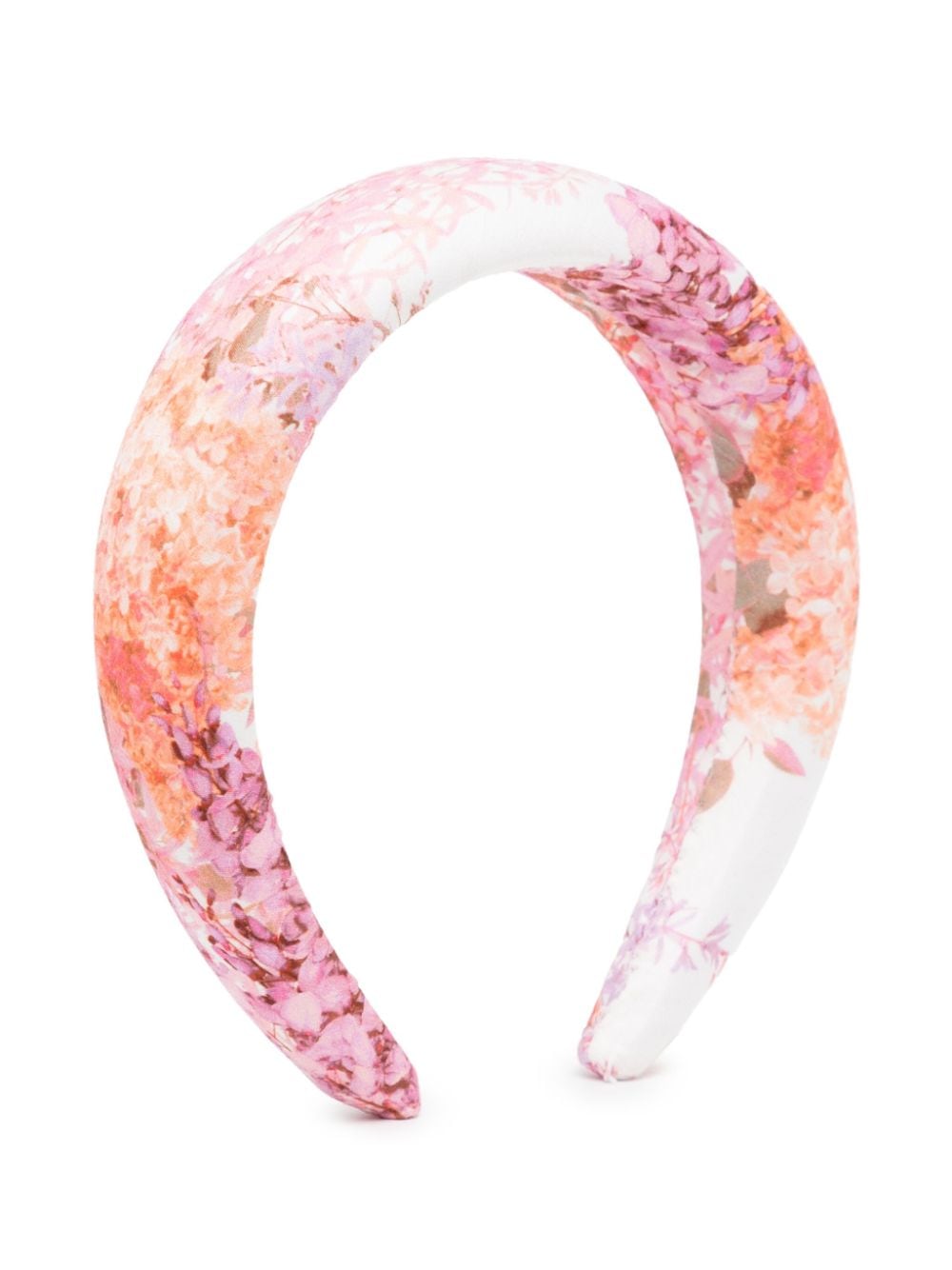 MARLO Hydrangea floral-print headband - Pink von MARLO