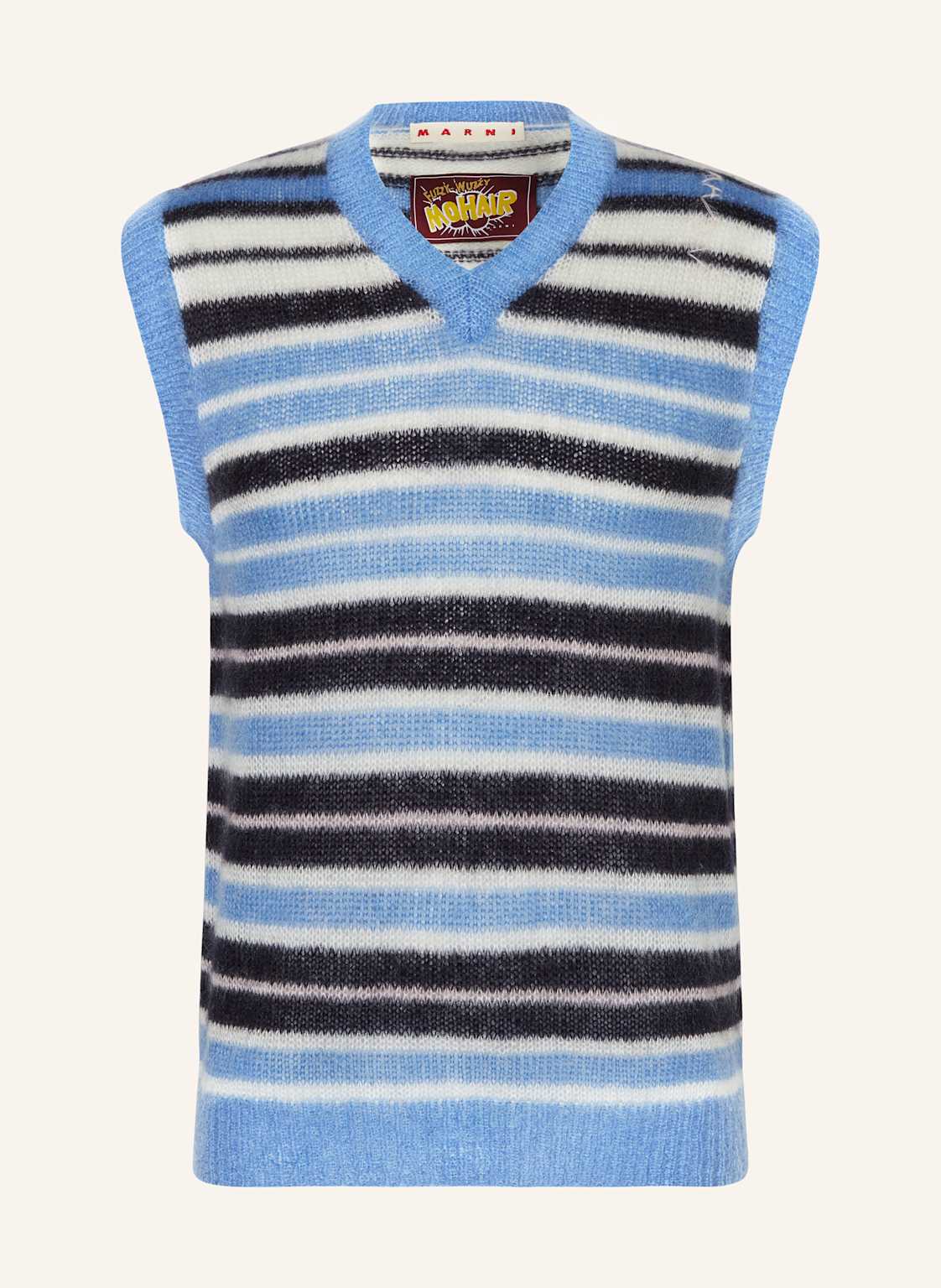 Marni Pullover Mit Mohair blau Marni Pullover Mit Mohair blau von MARNI