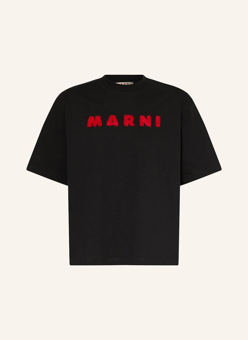 Marni T-Shirt Logo schwarz von MARNI