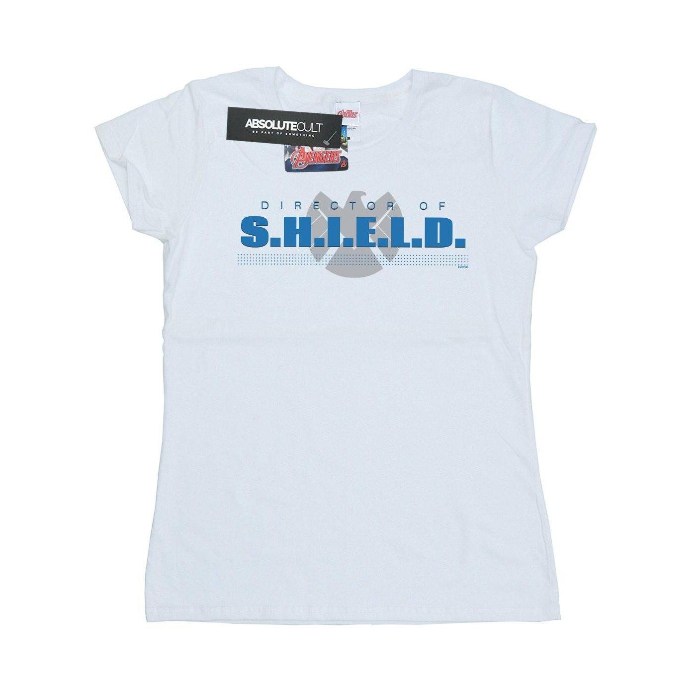 Agents Of S.h.i.e.l.d. Director Of S.h.i.e.l.d. Tshirt Damen Weiss M von MARVEL