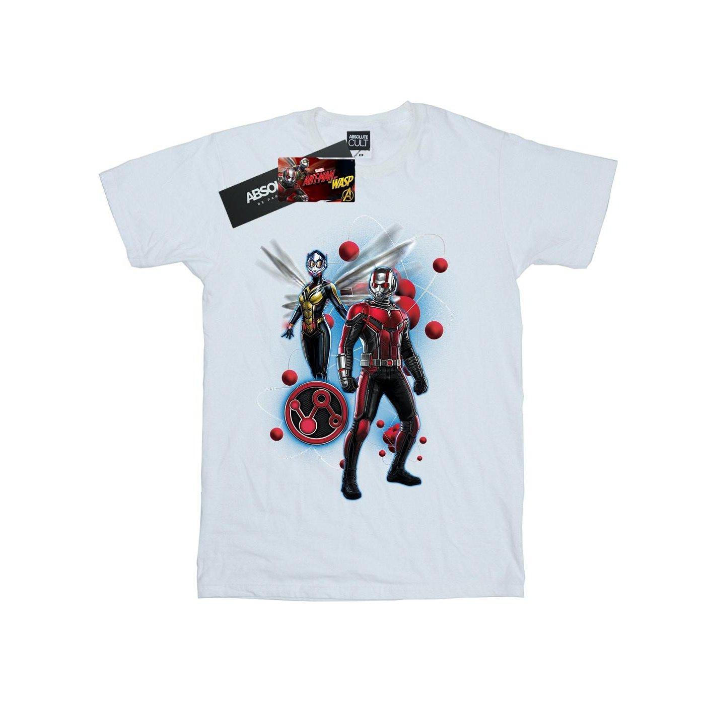 Antman And The Wasp Particle Pose Tshirt Herren Weiss XL von MARVEL