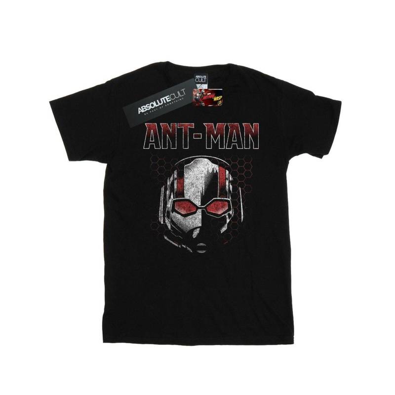 Antman And The Wasp Scott Mask Hexagon Tshirt Herren Schwarz 3XL von MARVEL
