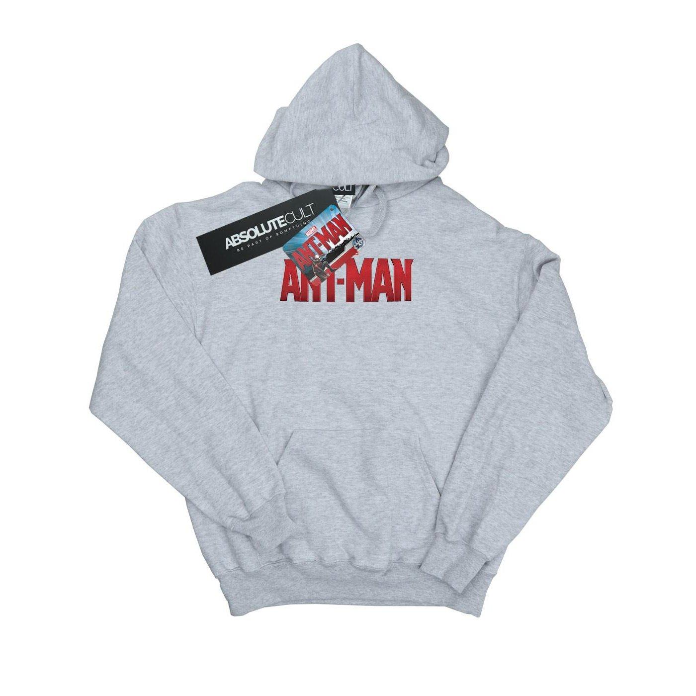 Antman Movie Logo Kapuzenpullover Damen Grau S von MARVEL