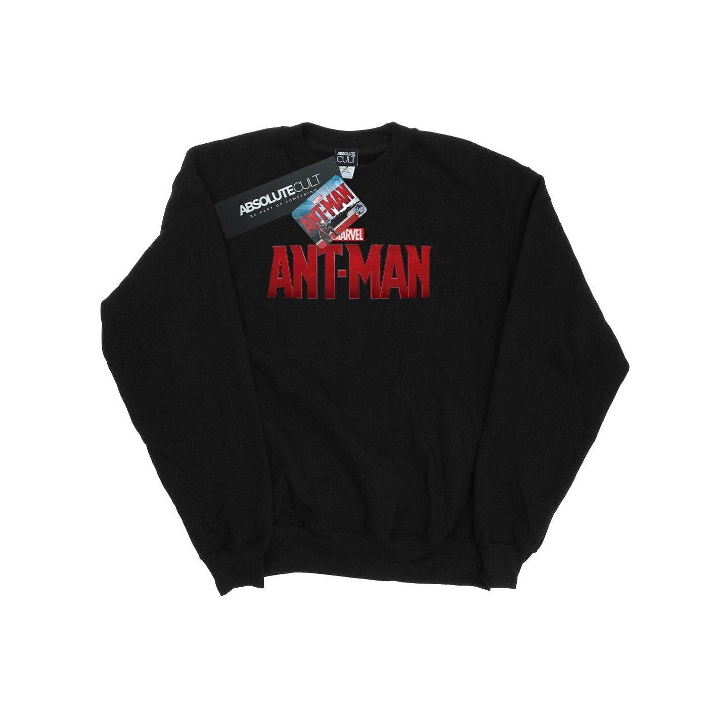 Antman Movie Logo Sweatshirt Herren Schwarz M von MARVEL