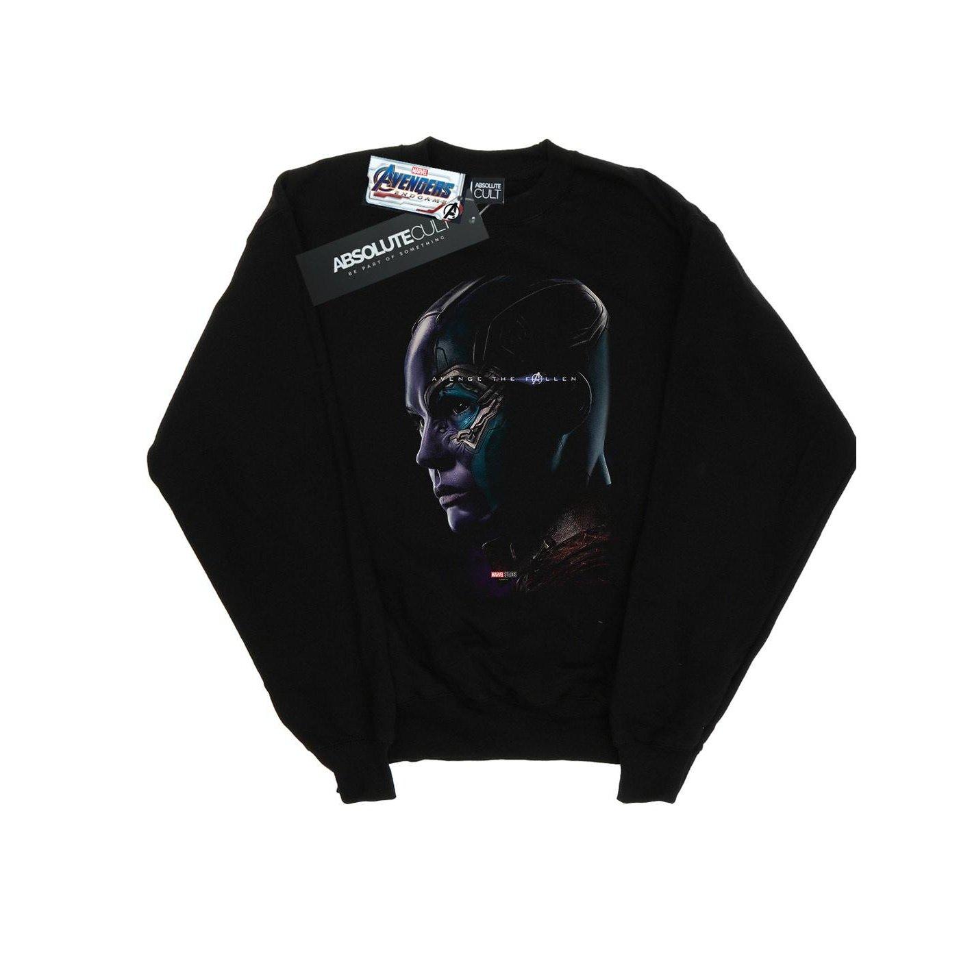 Avengers Endgame Avenge The Fallen Nebula Sweatshirt Damen Schwarz L von MARVEL