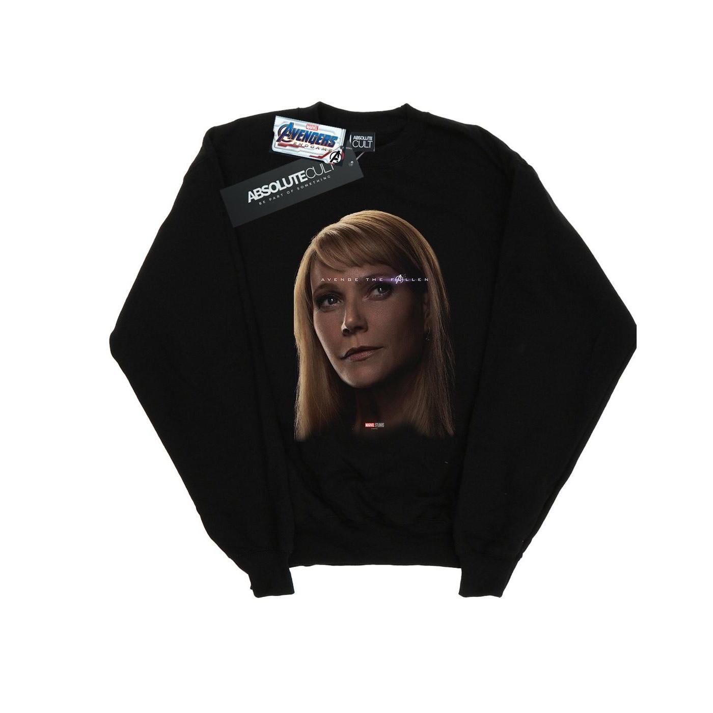 Avengers Endgame Avenge The Fallen Pepper Potts Sweatshirt Jungen Schwarz 128 von MARVEL