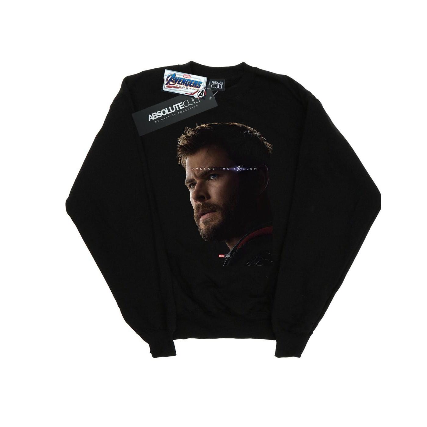 Avengers Endgame Avenge The Fallen Thor Sweatshirt Jungen Schwarz 140/146 von MARVEL