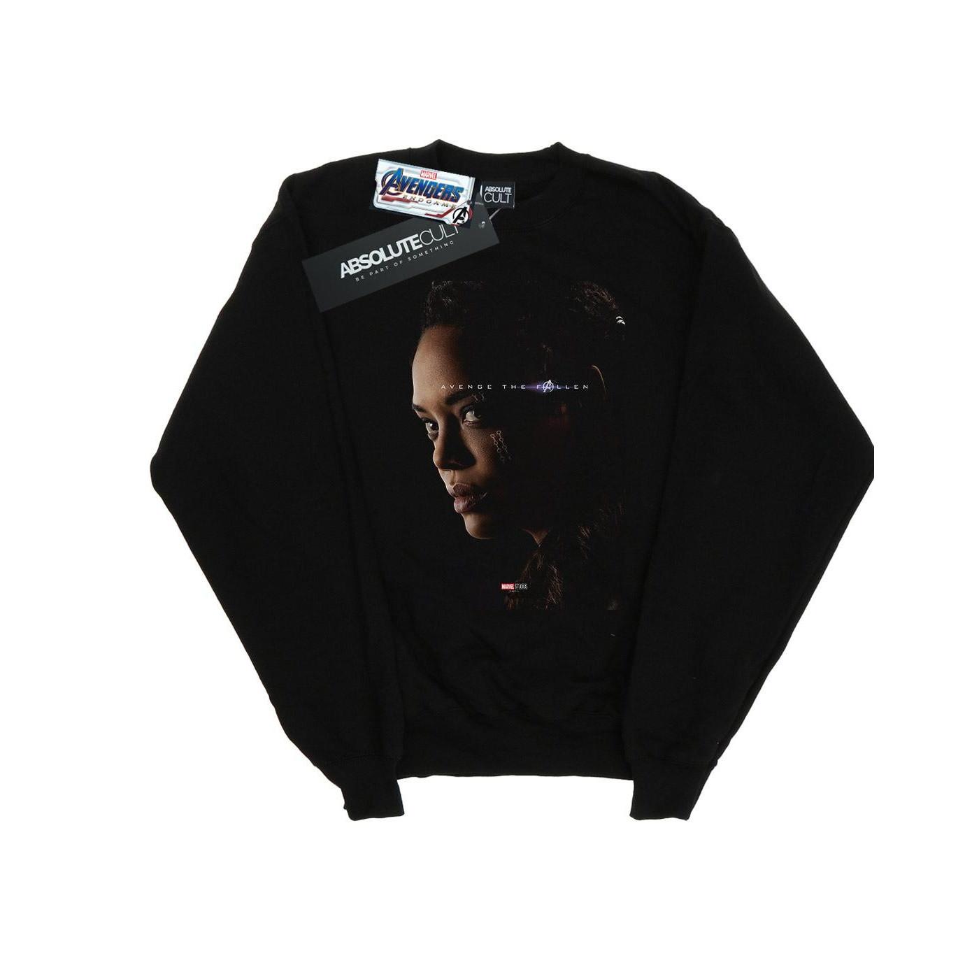 Avengers Endgame Avenge The Fallen Valkyrie Sweatshirt Mädchen Schwarz 128 von MARVEL