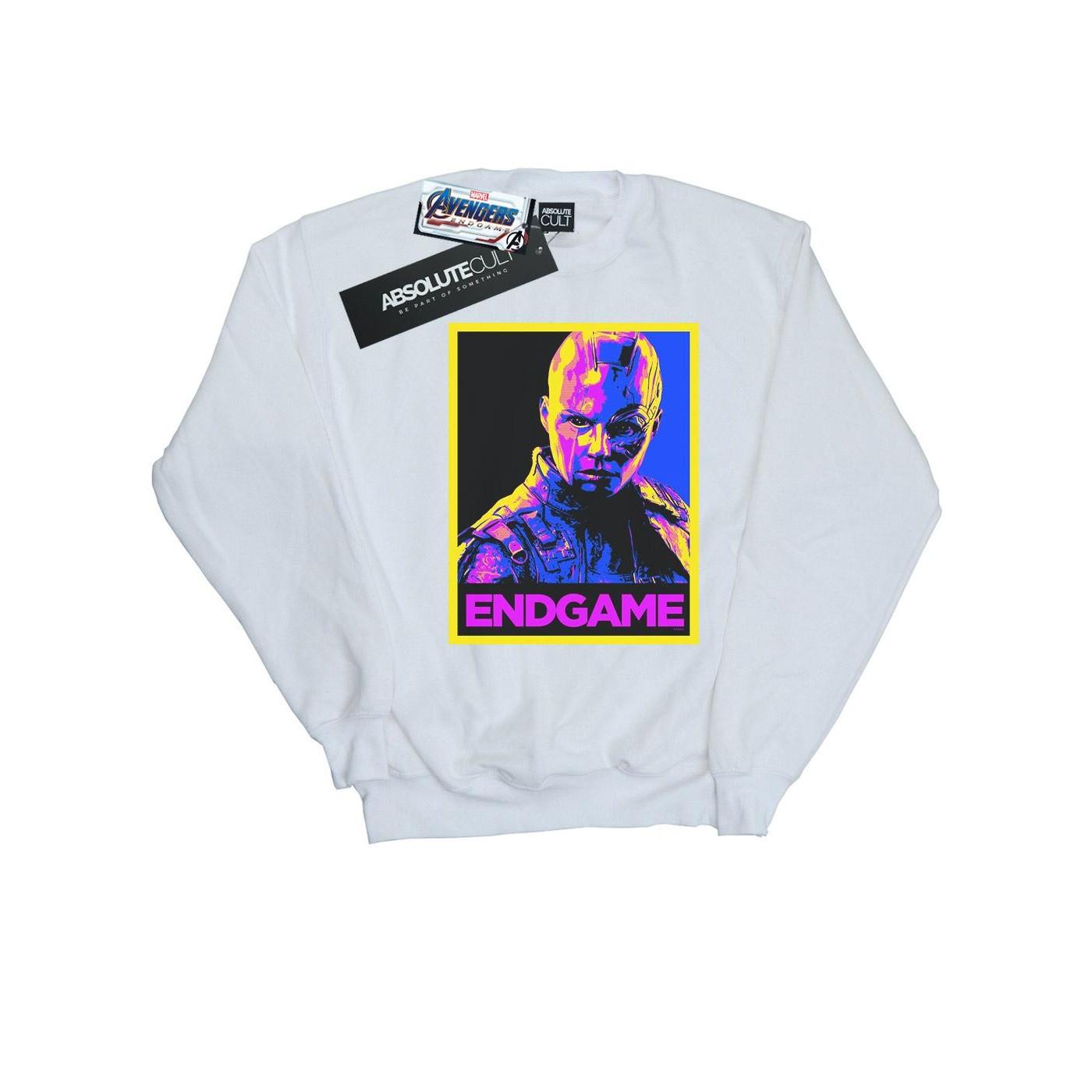 Avengers Endgame Nebula Poster Sweatshirt Mädchen Weiss 152-158 von MARVEL