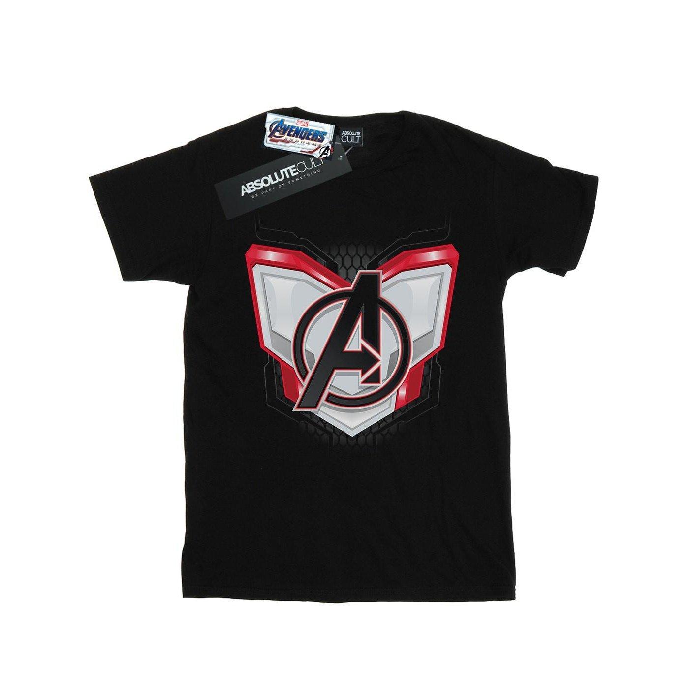 Avengers Endgame Quantum Realm Suit Tshirt Damen Schwarz L von MARVEL