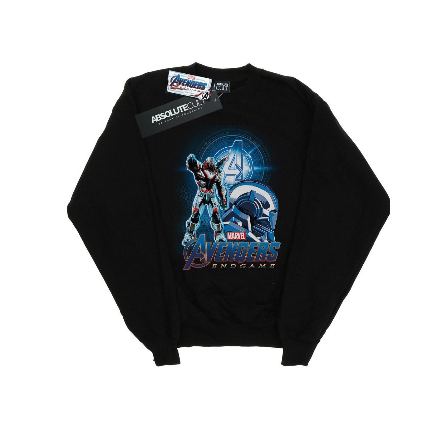 Avengers Endgame War Machine Team Suit Sweatshirt Jungen Schwarz 116 von MARVEL