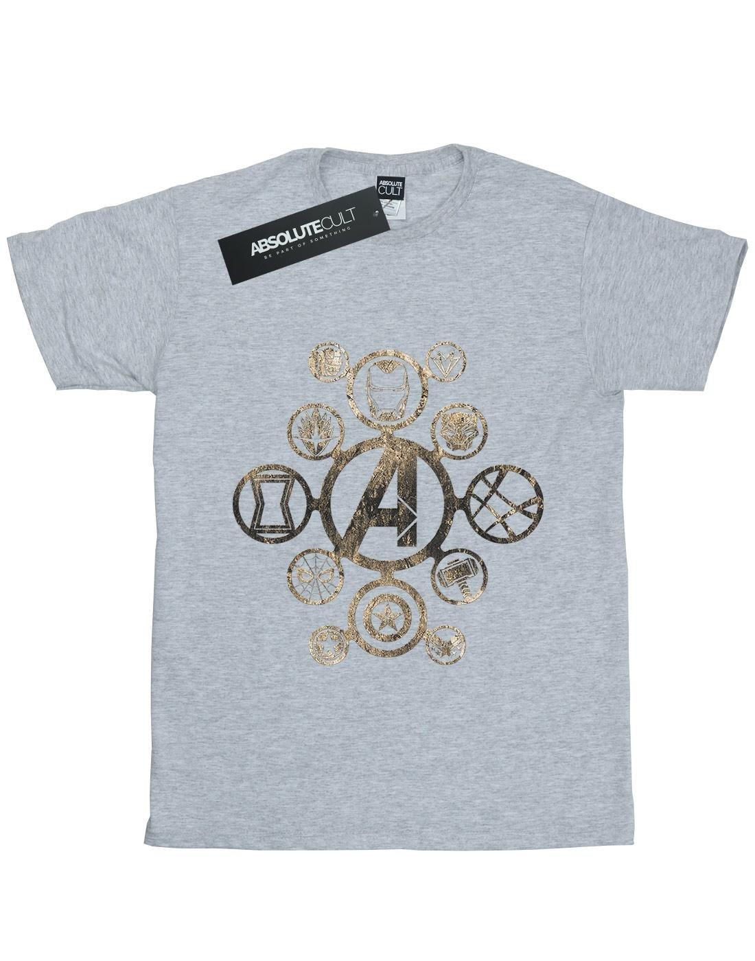 Avengers Infinity War Icons Tshirt Damen Grau S von MARVEL