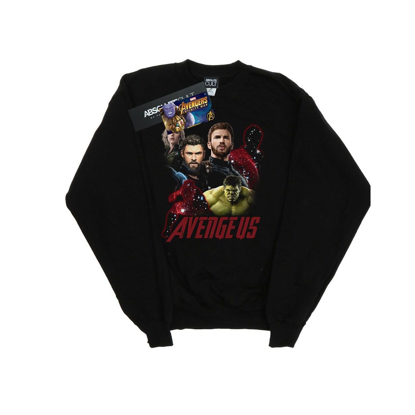 Avengers Infinity War The Fallen Sweatshirt Damen Schwarz S von MARVEL