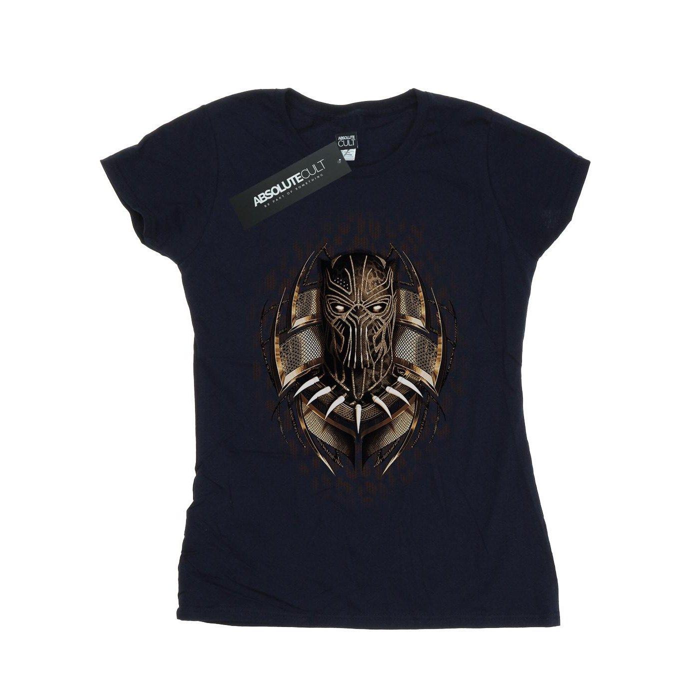 Black Panther Gold Killmonger Tshirt Damen Marine S von MARVEL