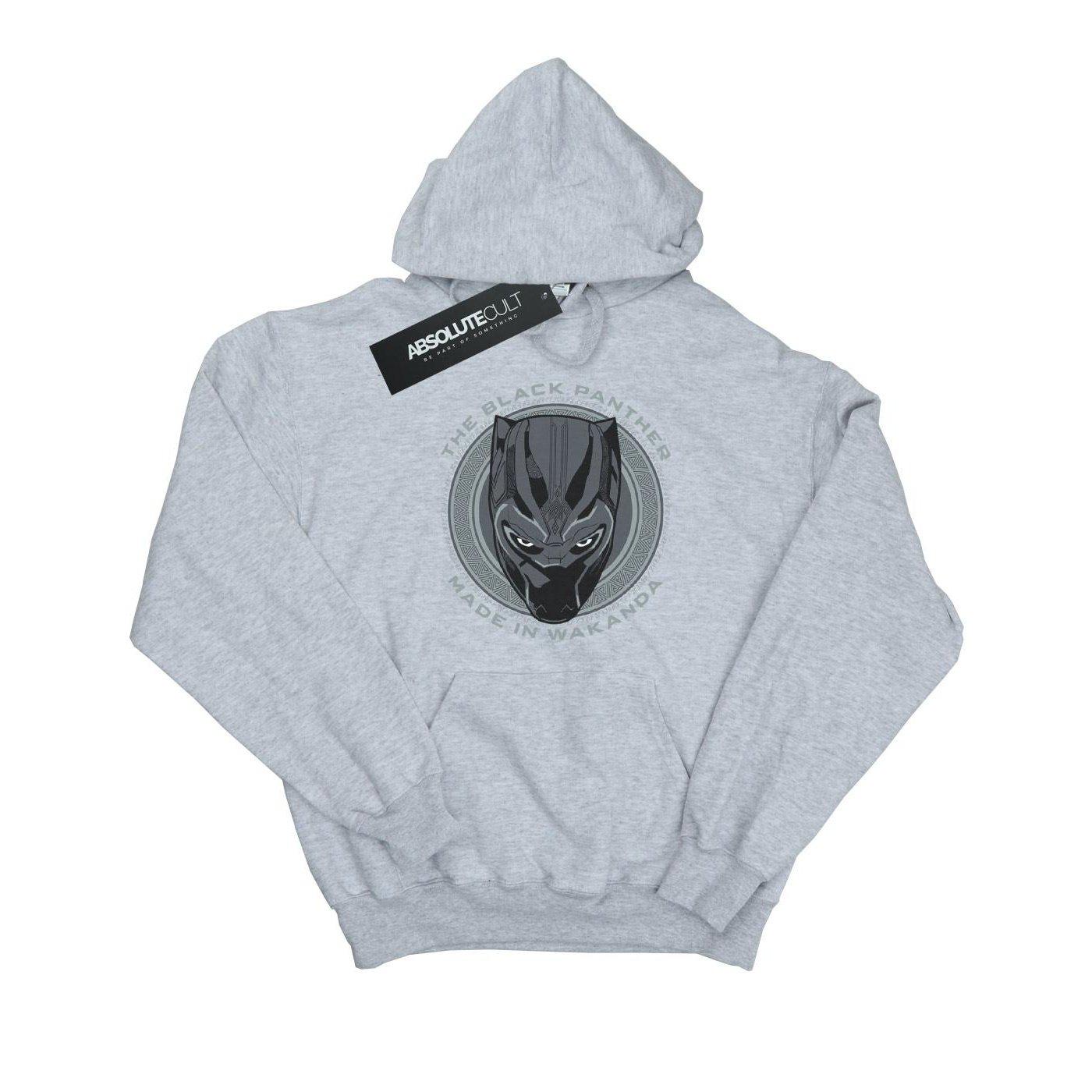 Black Panther Made In Wakanda Kapuzenpullover Mädchen Grau 116 von MARVEL