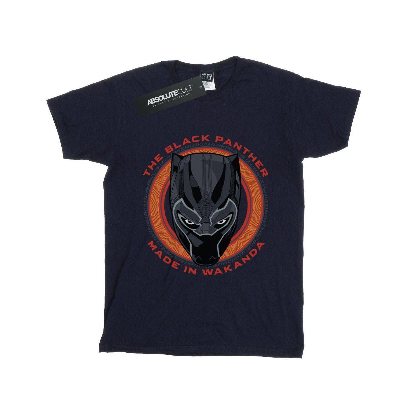 Black Panther Made In Wakanda Red Tshirt Damen Marine M von MARVEL