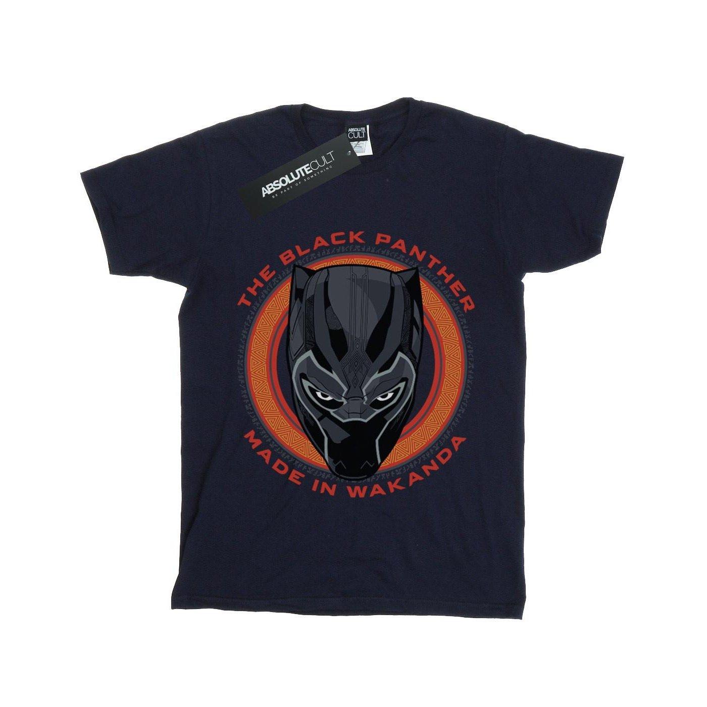 Black Panther Made In Wakanda Red Tshirt Jungen Marine 128 von MARVEL