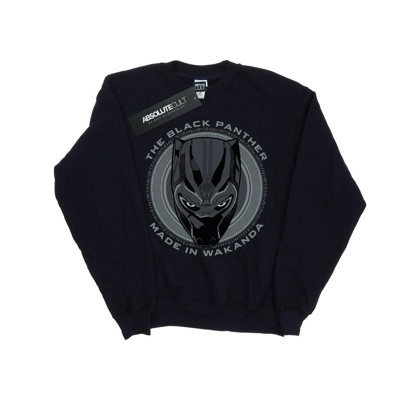 Black Panther Made In Wakanda Sweatshirt Mädchen Marine 140/146 von MARVEL