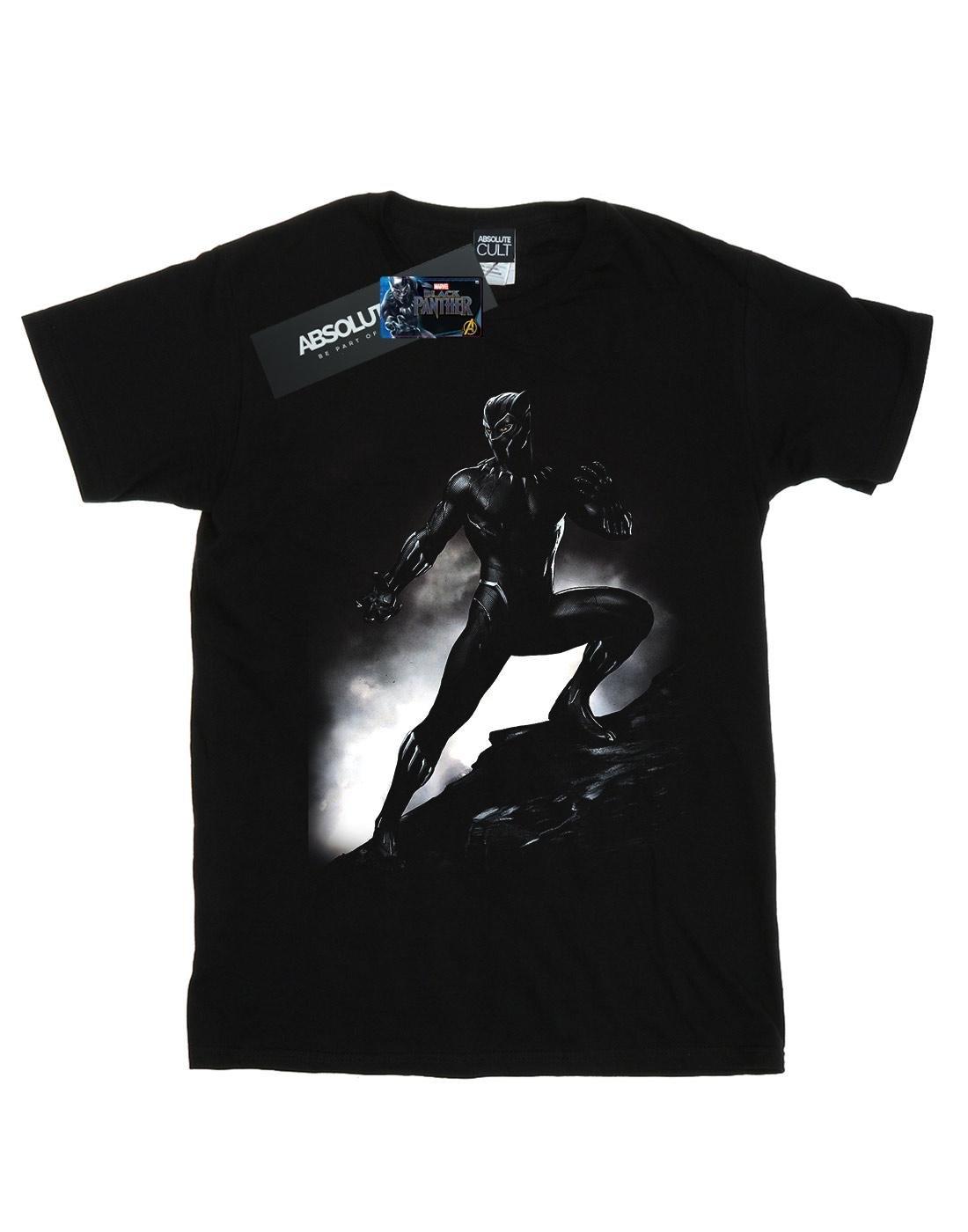 Black Panther Standing Pose Tshirt Damen Schwarz M von MARVEL