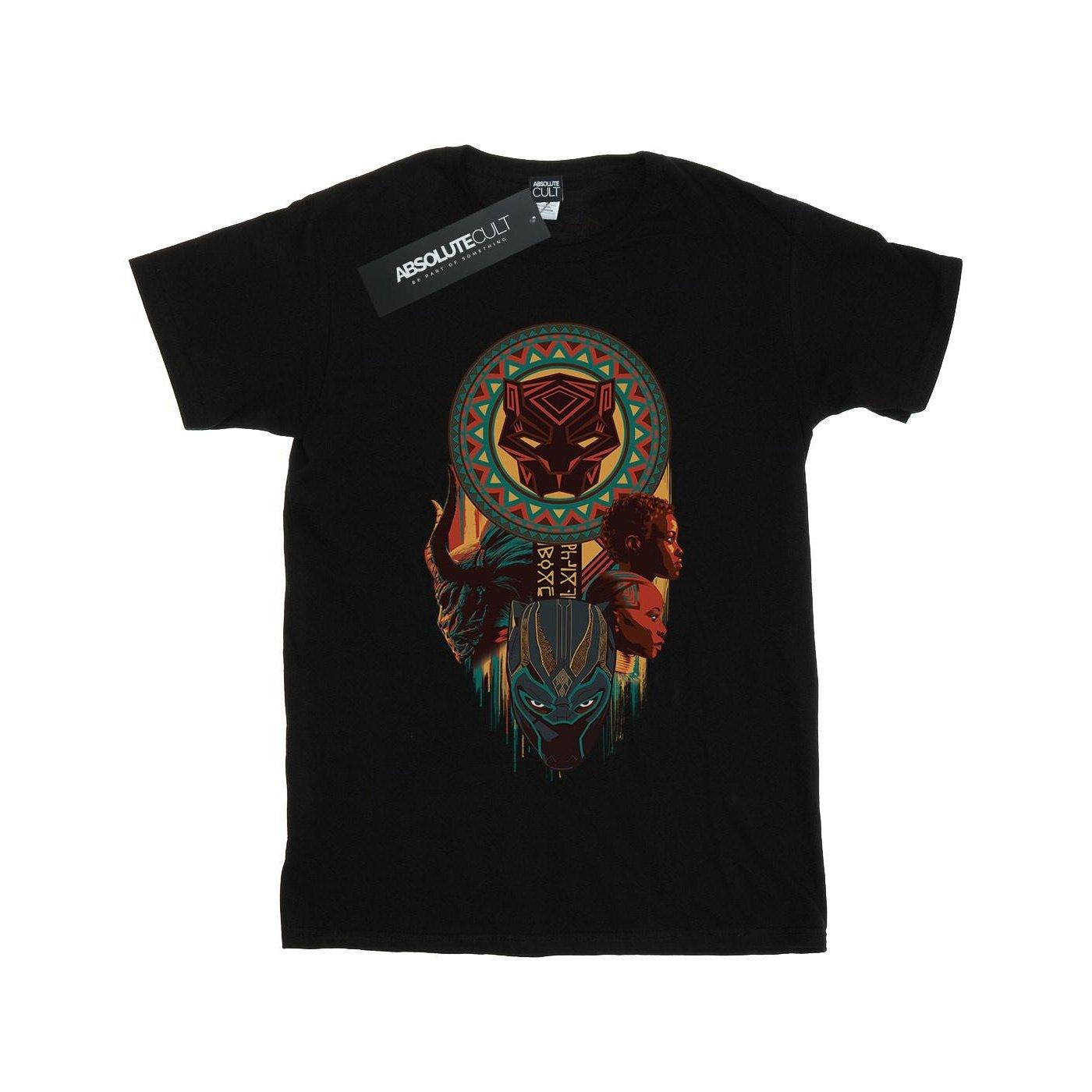 Black Panther Totem Tshirt Damen Schwarz S von MARVEL