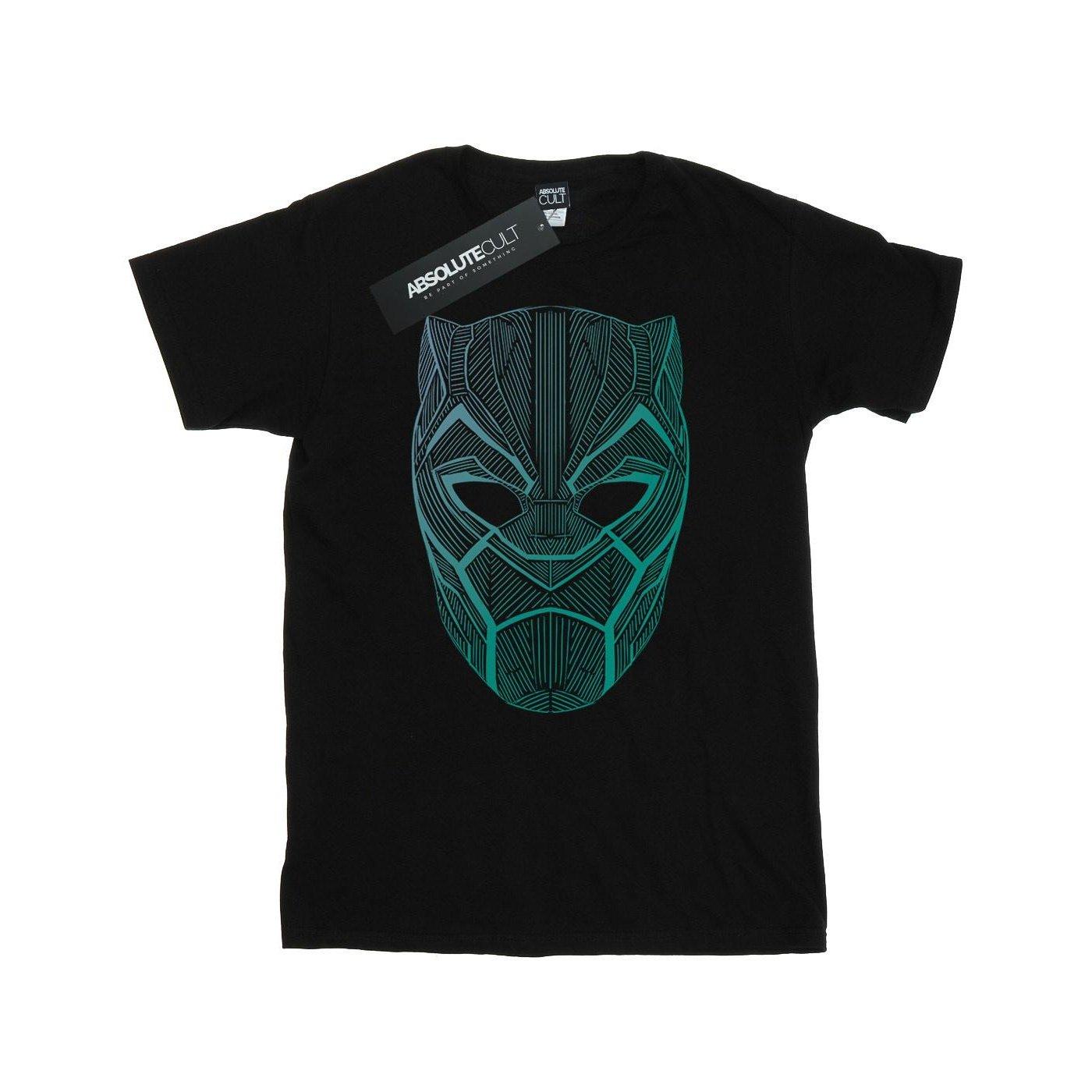 Black Panther Tribal Mask Tshirt Herren Schwarz 3XL von MARVEL