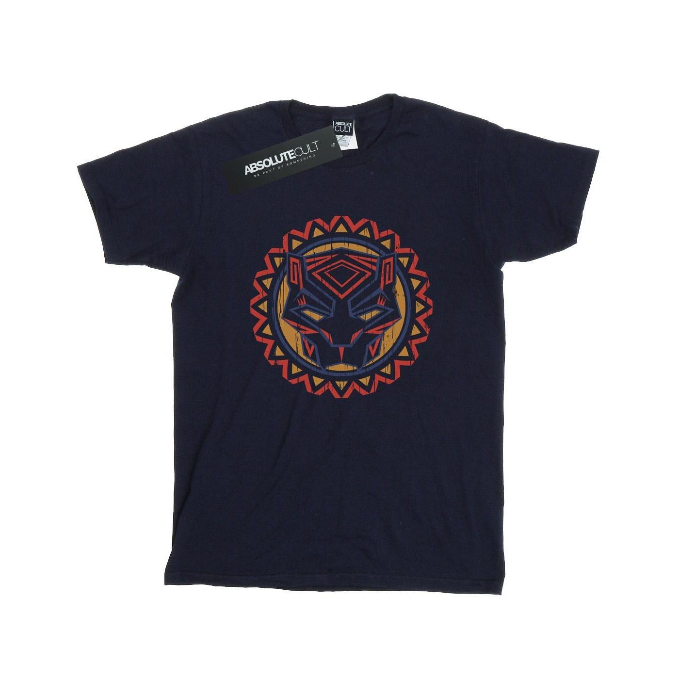 Black Panther Tribal Panther Icon Tshirt Damen Marine M von MARVEL